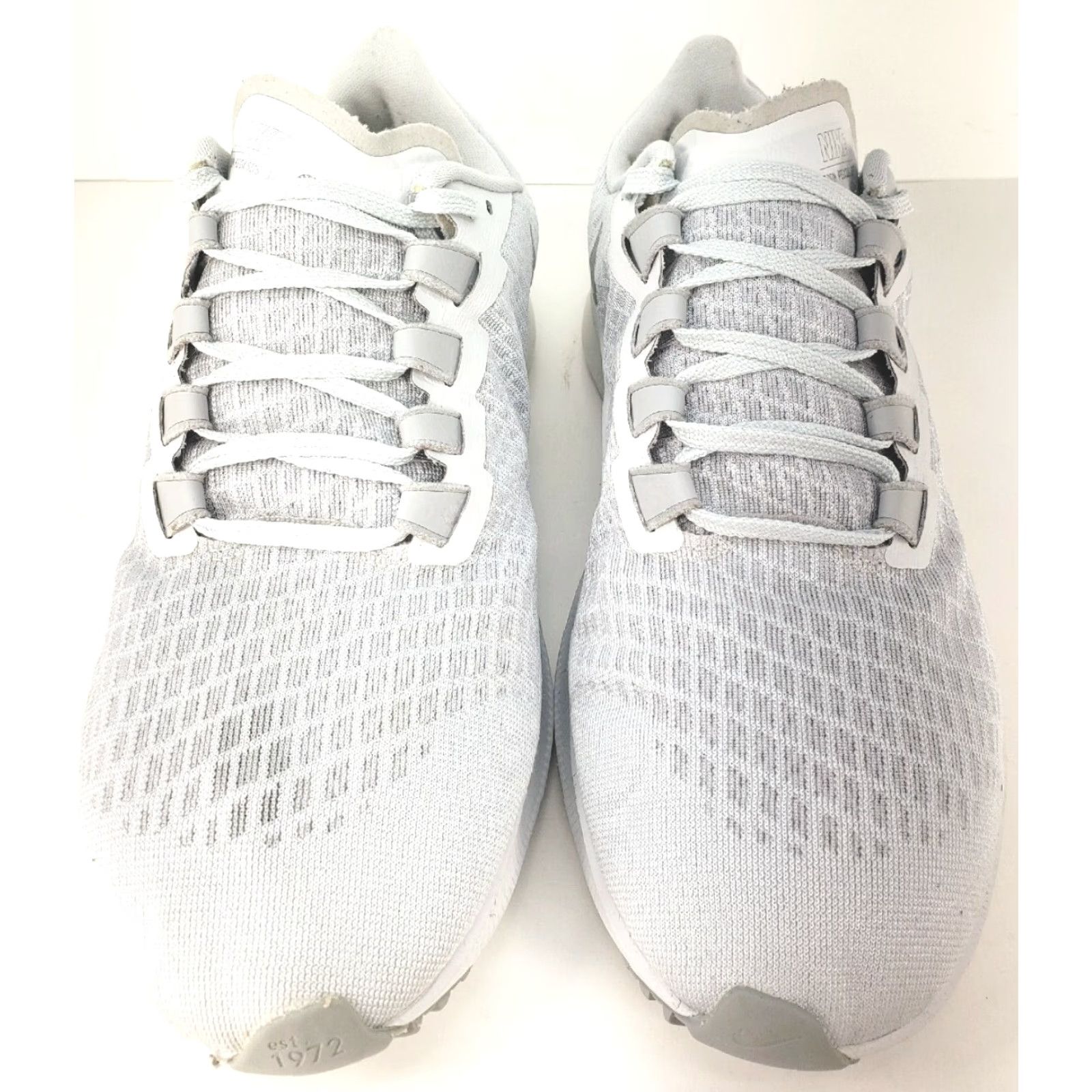 Nike NIKE AIR ZOOM PEGASUS 37 Women's 10B White Gray Platinum BQ9647-009 Sneakers Athletic Shoes Women Size US 10 / IT 40 - 3 Thumbnail