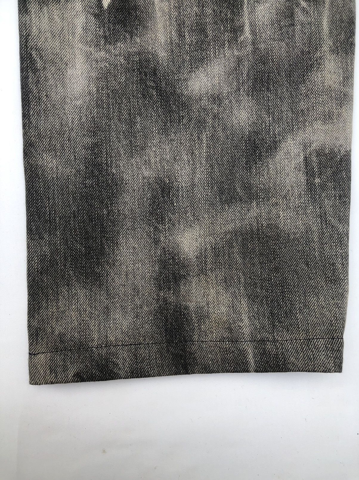 If Six Was Nine Jeans Takahashi Big Train biker Bleach Acid Wash Denim Size US 32 / EU 48 - 10 Thumbnail
