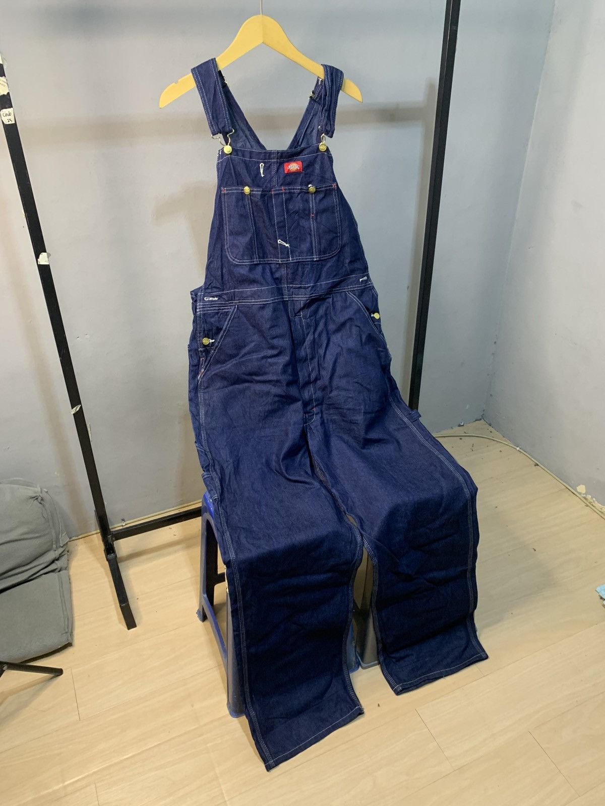 Dickies Dickies Overall Jumpsuits Indigo Denim Size US 37 - 1 Thumbnail