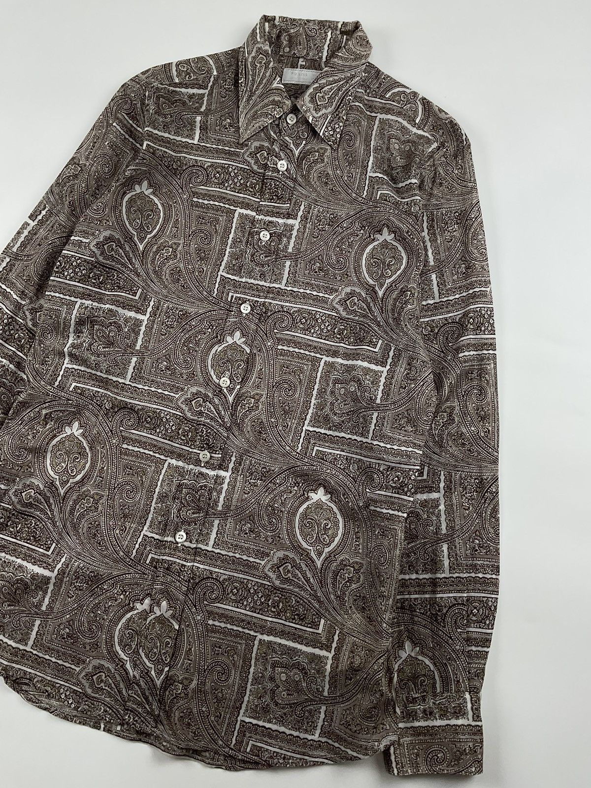 Prada Vintage Prada Paisley Shirt Size US M / EU 48-50 / 2 - 4 Thumbnail
