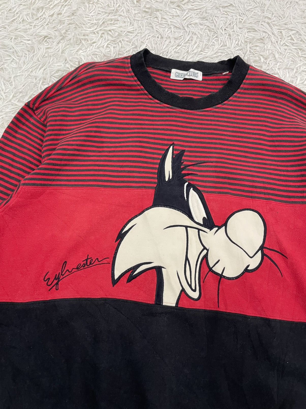 Warner Bros Sylvester Looney Tunes Sweatshirt by Greenclubs Size US L / EU 52-54 / 3 - 3 Thumbnail