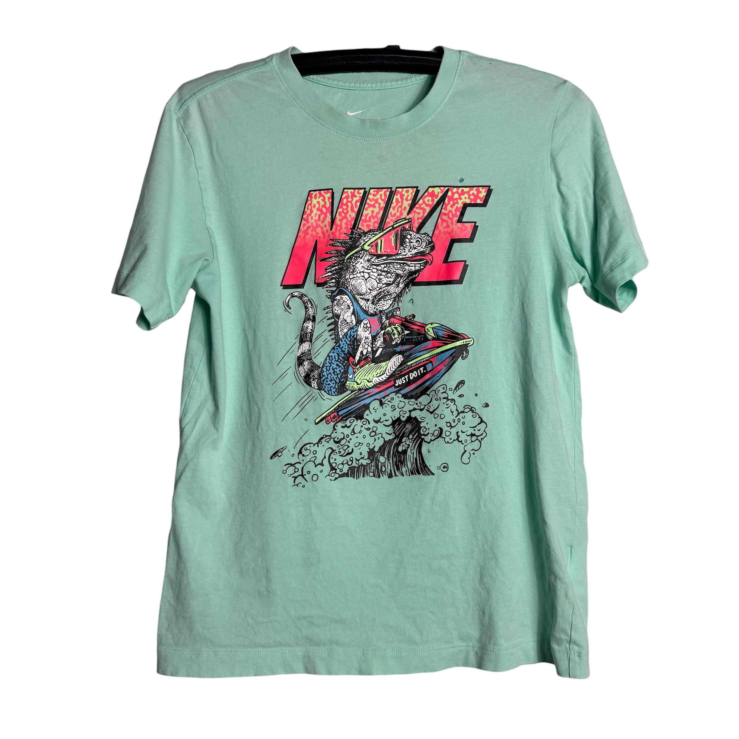 Nike 🔥RARE🔥Nike Iguana on a Jet Ski 'Just Do It T-shirt Size US S / EU 44-46 / 1 - 1 Thumbnail