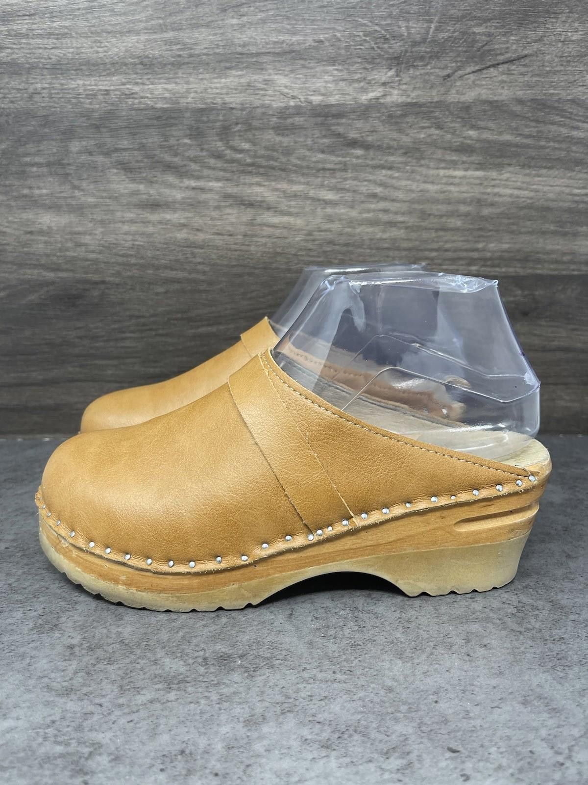 Other Troentorp Clogs Womens Size 5 (36) Brown Leather Size US 5 / IT 35 - 1 Thumbnail
