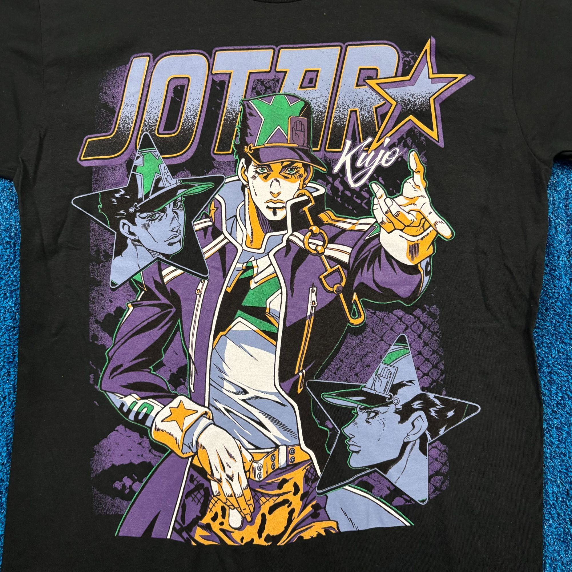 Ripple Junction Jotaro Kujo Star Collage JoJos Bizzare Adventure Anime Tee M Size US M / EU 48-50 / 2 - 2 Thumbnail