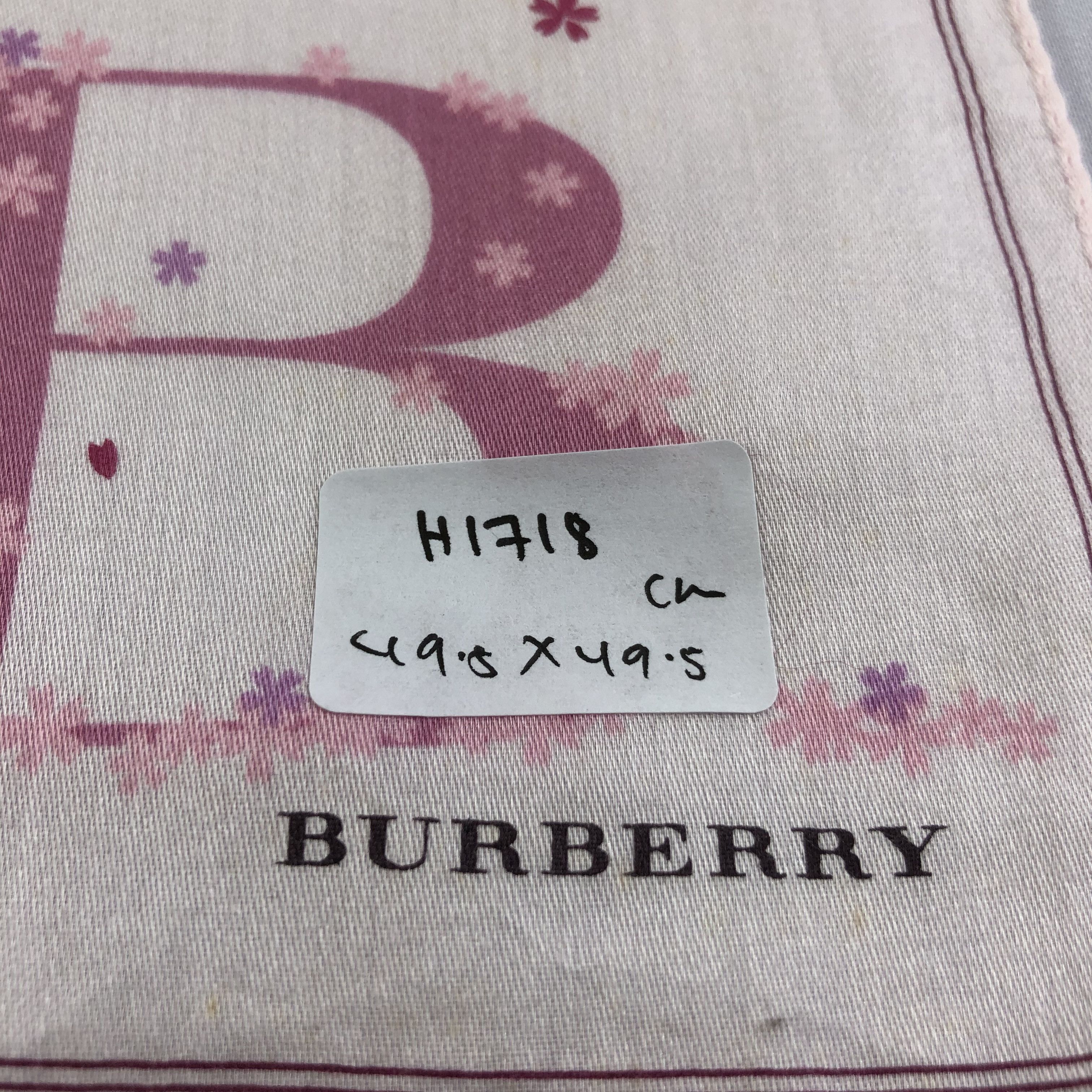 Burberry Burberry Handkerchief Neckerchief Bandana H1718 Size ONE SIZE - 6 Thumbnail