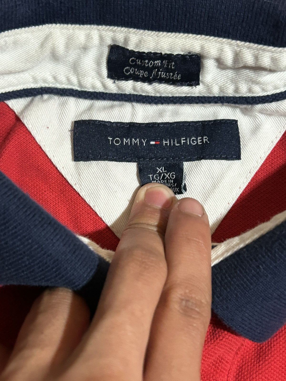 Tommy Hilfiger Tommy Hilfiger 90’s Polo Shirt Size US XL / EU 56 / 4 - 2 Thumbnail