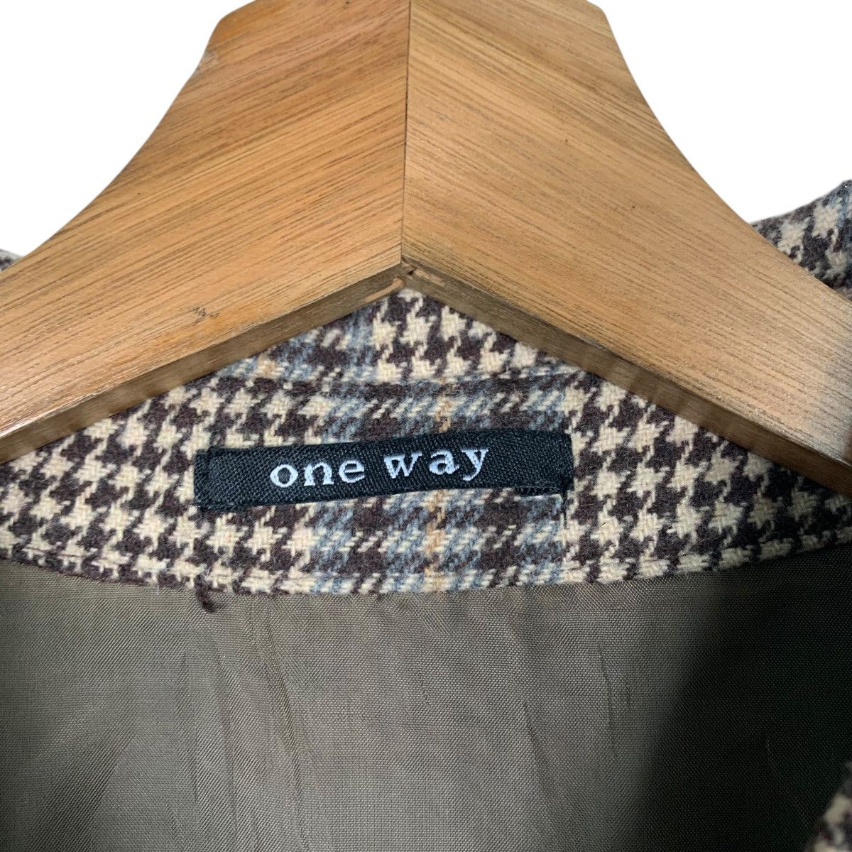 Japanese Brand ONE WAY Checked Button Casual Jacket #2129-C93 Size US M / EU 48-50 / 2 - 15 Thumbnail