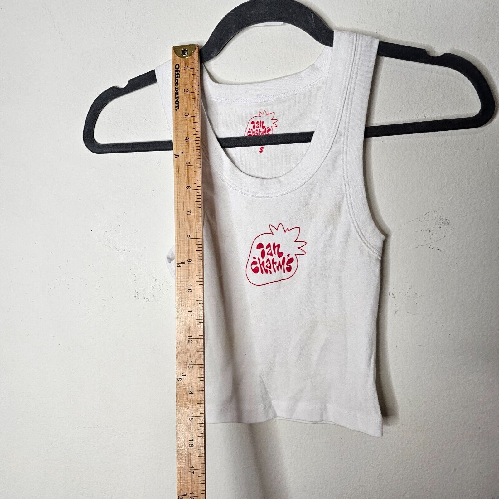 Other Ian Charms White Crop Sleeveless Tank Red Ian Charms Logo S Size S / US 4 / IT 40 - 5 Thumbnail