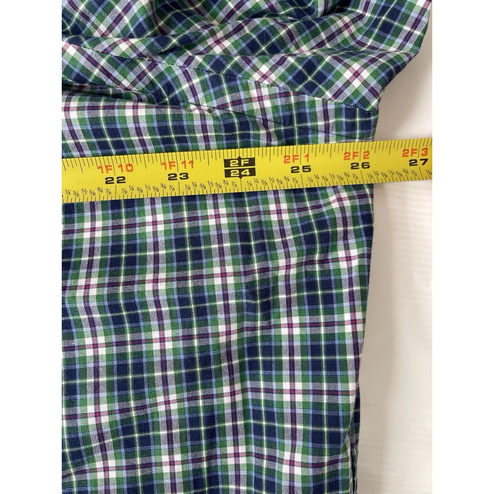 Ralph Lauren Ralph Lauren Classic 100% Cotton XL Plaid Button-Down Green Size US XL / EU 56 / 4 - 8 Thumbnail