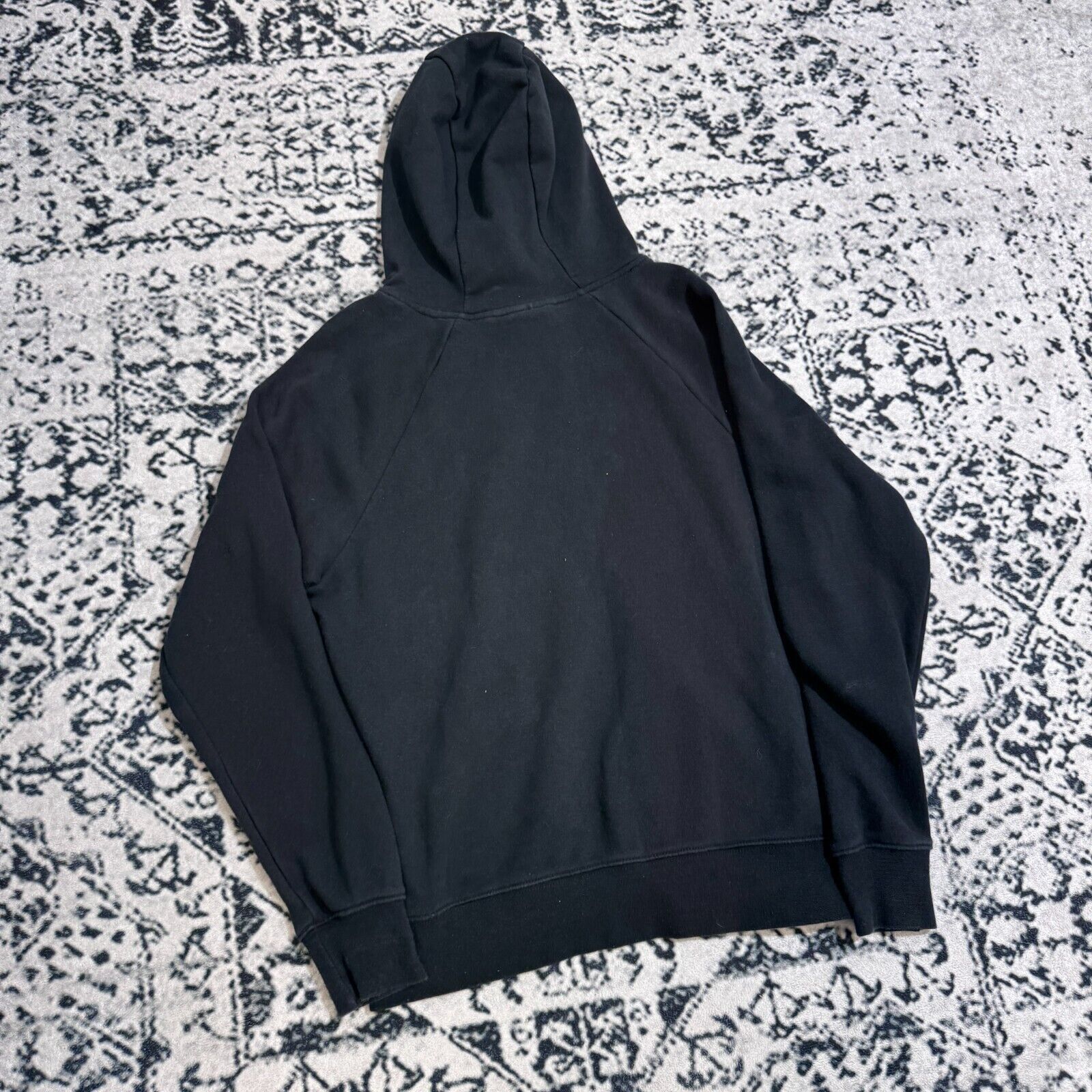 Nike × Vintage Nike Black Cotton Hoodie Size S 90s Multi Swoosh Rare Nocta Size US S / EU 44-46 / 1 - 14 Thumbnail