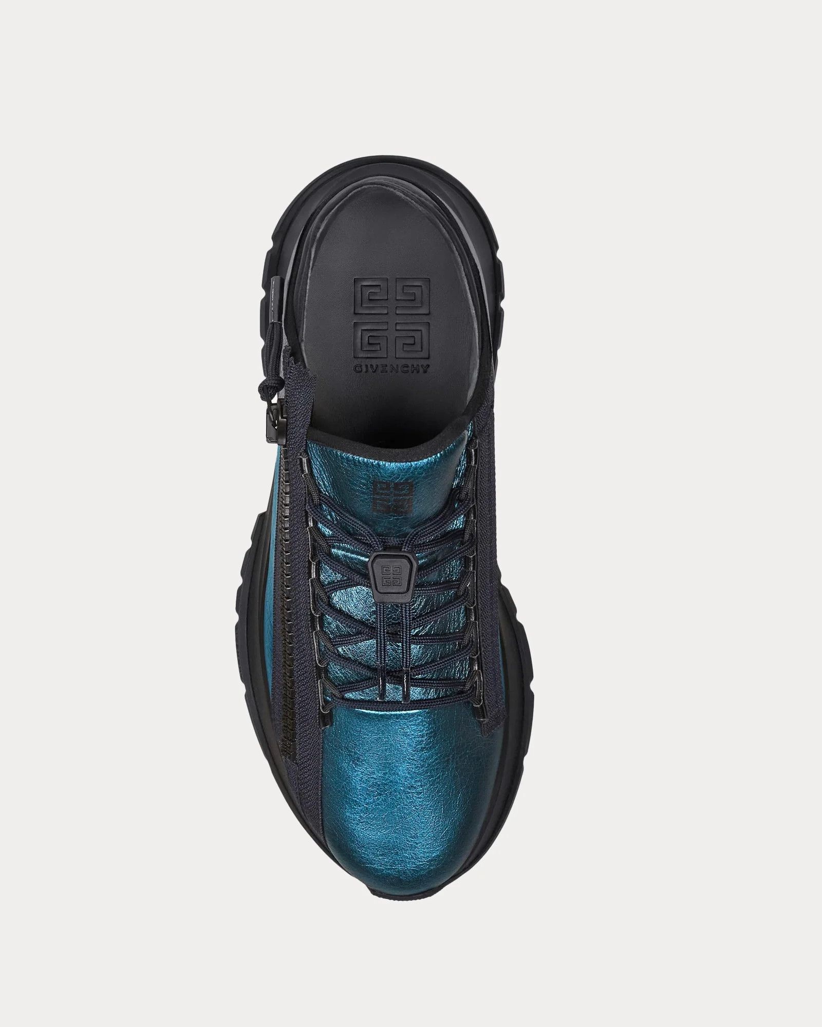 Givenchy o1w1db10325 Spectre Zip Runners in Silver/Blue Size US 7 / EU 40 - 2 Thumbnail