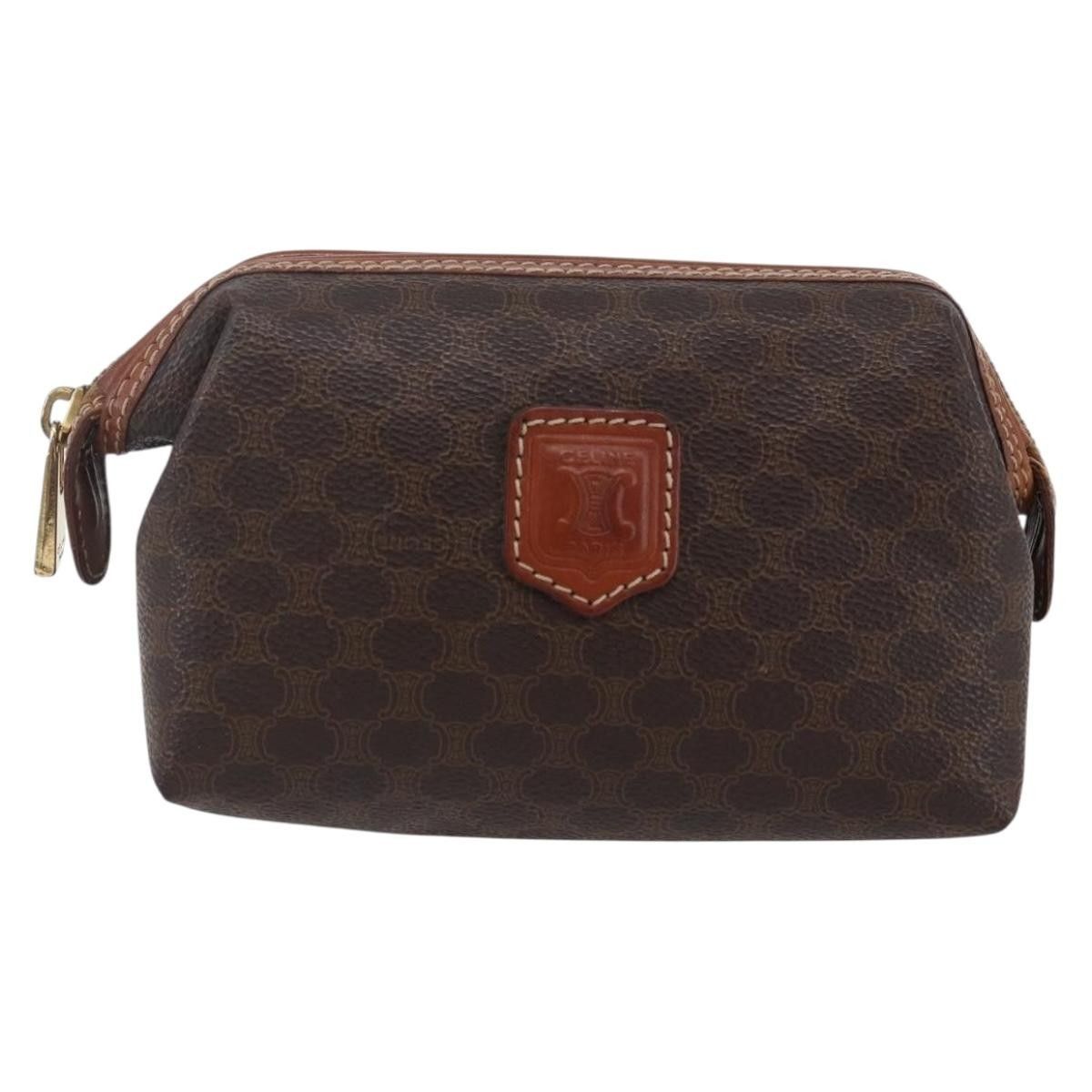 Celine Celine Macadam Pochette Canvas and Leather Size ONE SIZE - 1 Thumbnail