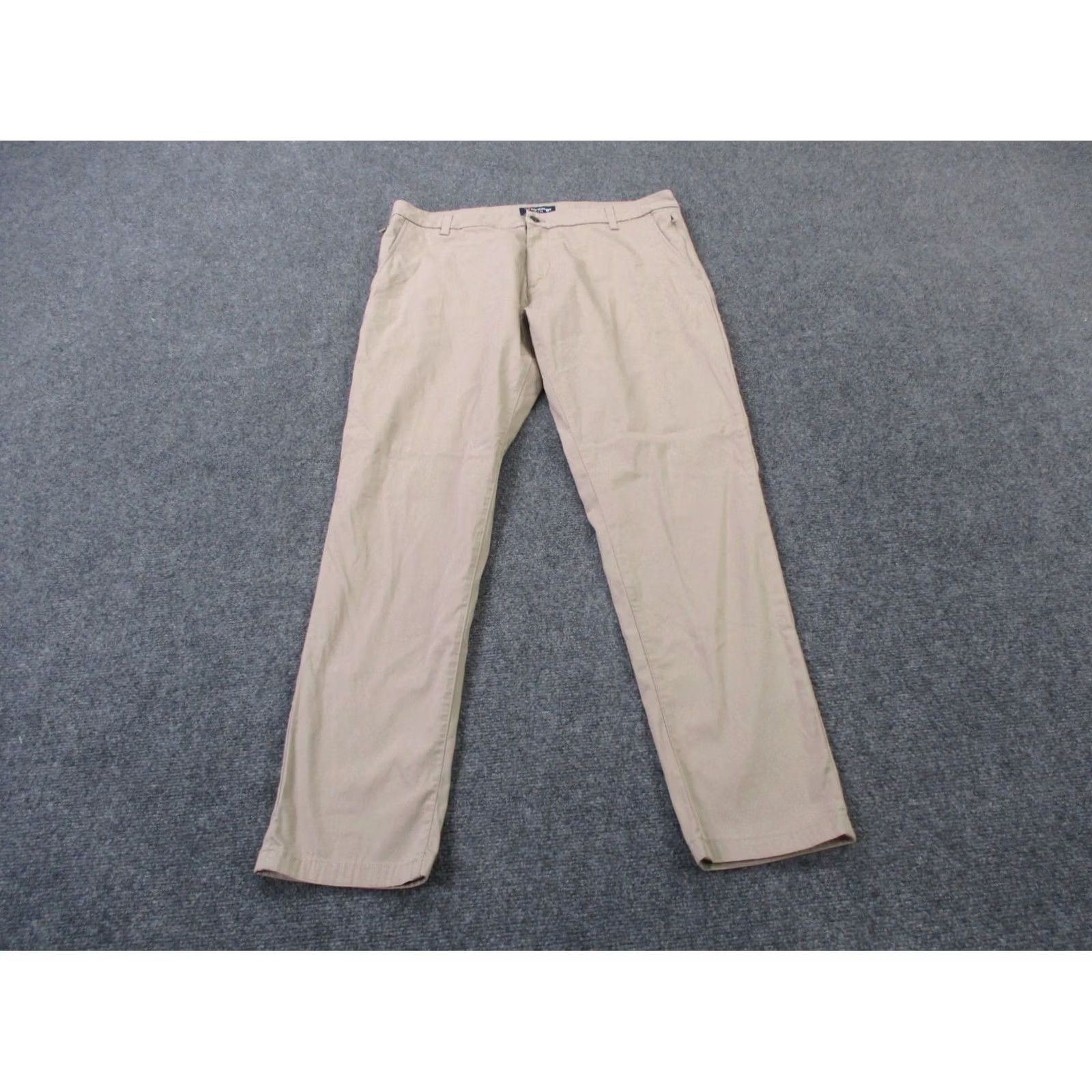 Vintage Bird Dog Pants Men 36 X 32 Beige Chino Business Casual Outdoor Stretch Pants Men Beige Chino Work Outdoor 36x32 Regular Folded Straight ANSI Size US 36 / EU 52 - 2 Thumbnail