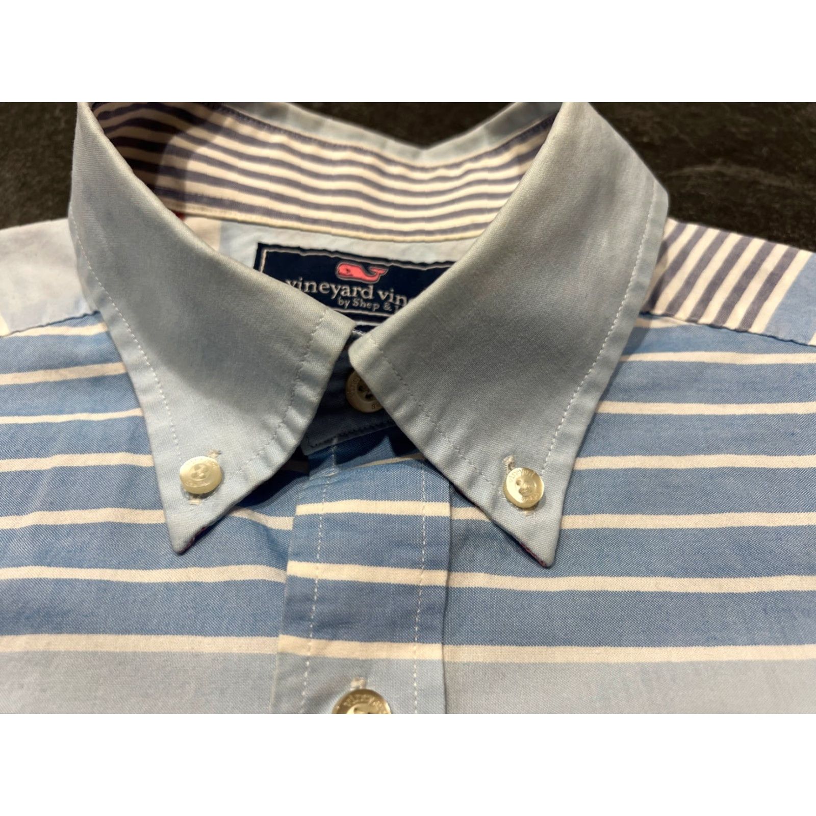 Vineyard Vines Vineyard Vines Slim Fit Tucker Shirt Men's Small Multicolor Colorblock Long Sleeve Button-Down Size US S / EU 44-46 / 1 - 6 Thumbnail