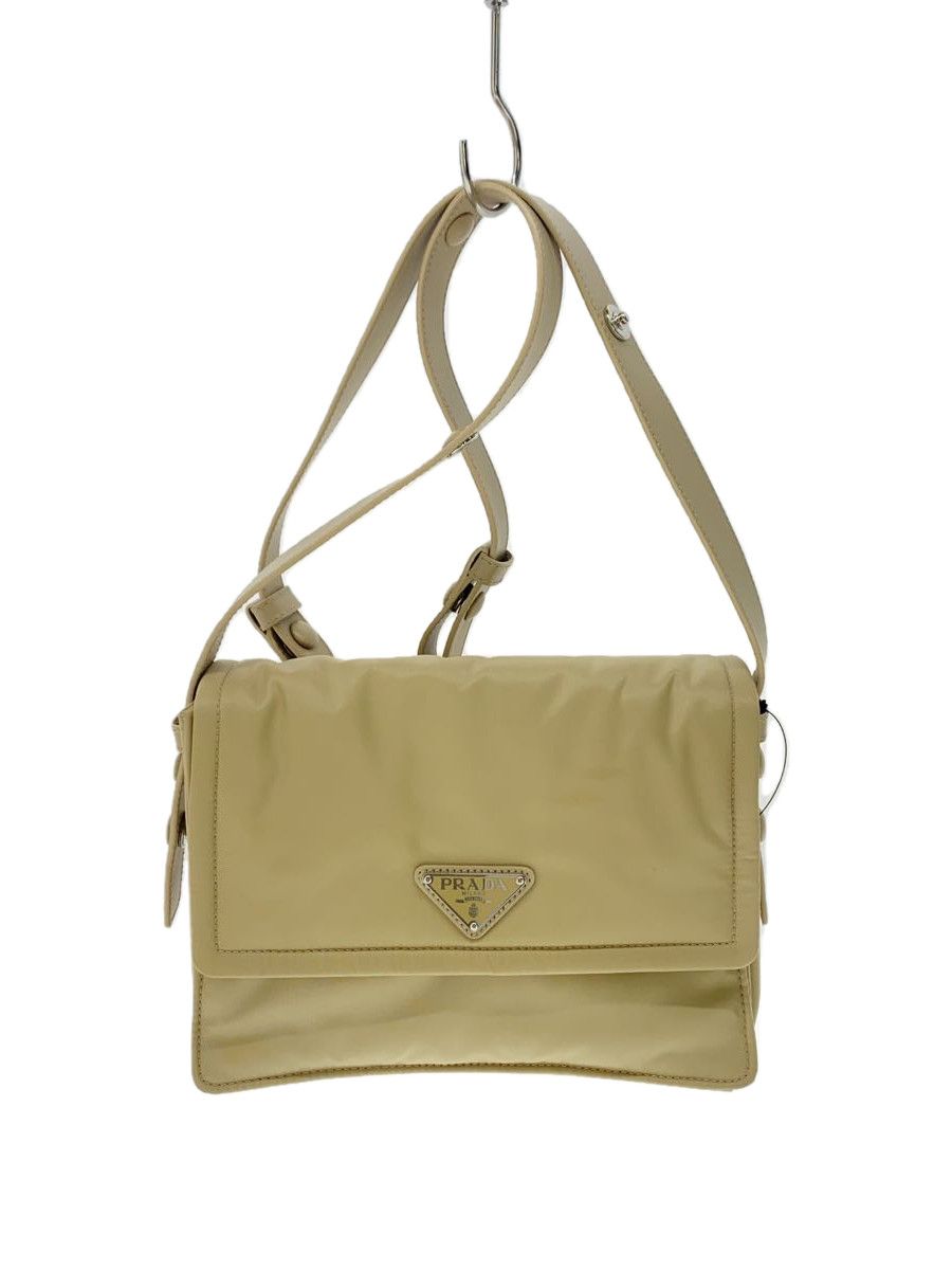 image of Prada Monogram Shoulder Bag Handbag Nylon in Black, Women's