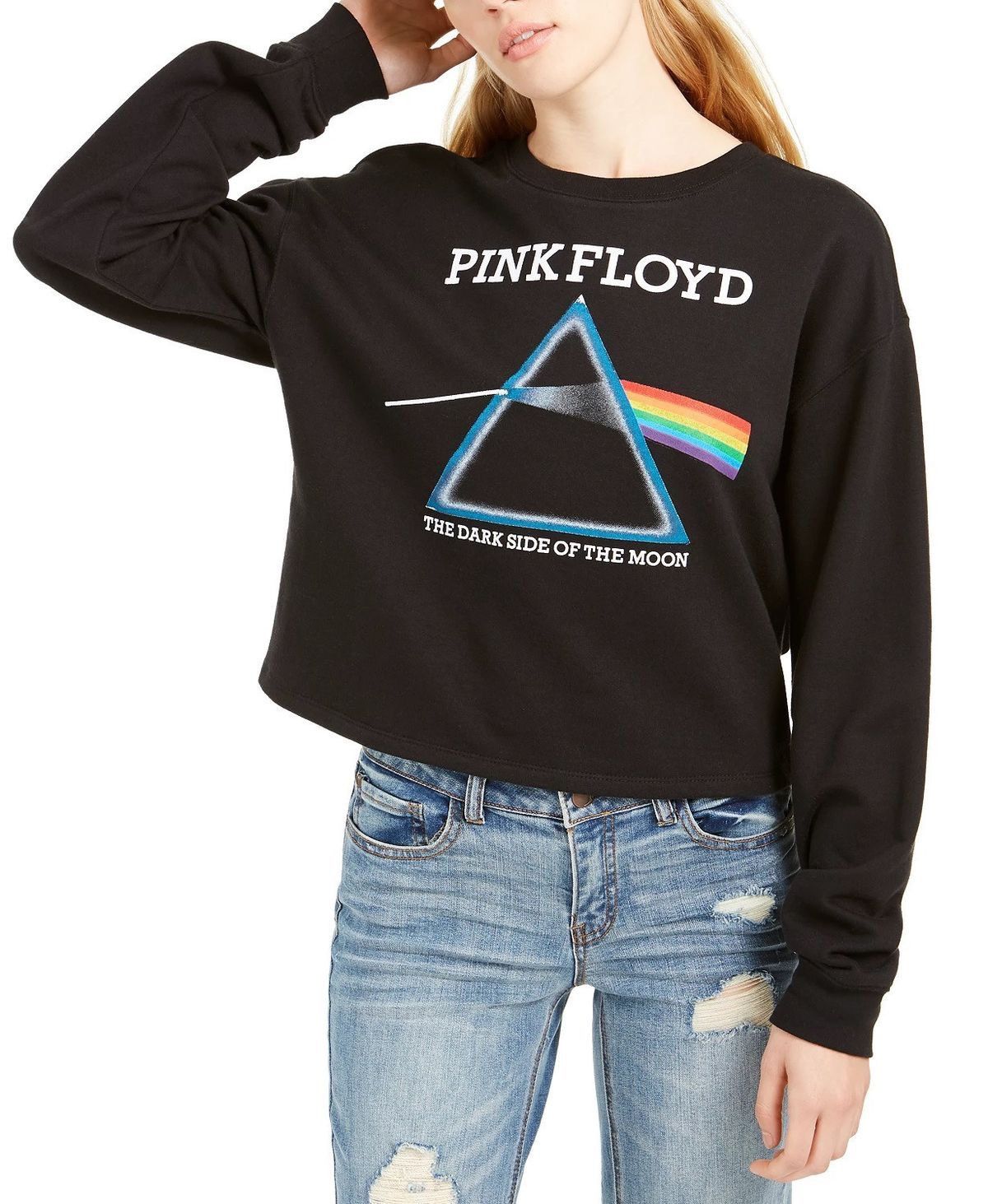 Band Tees × Cotton On × Pink Floyd Pink Floyd Crop Top Cotton:ON big logo Size M / US 6-8 / IT 42-44 - 1 Thumbnail