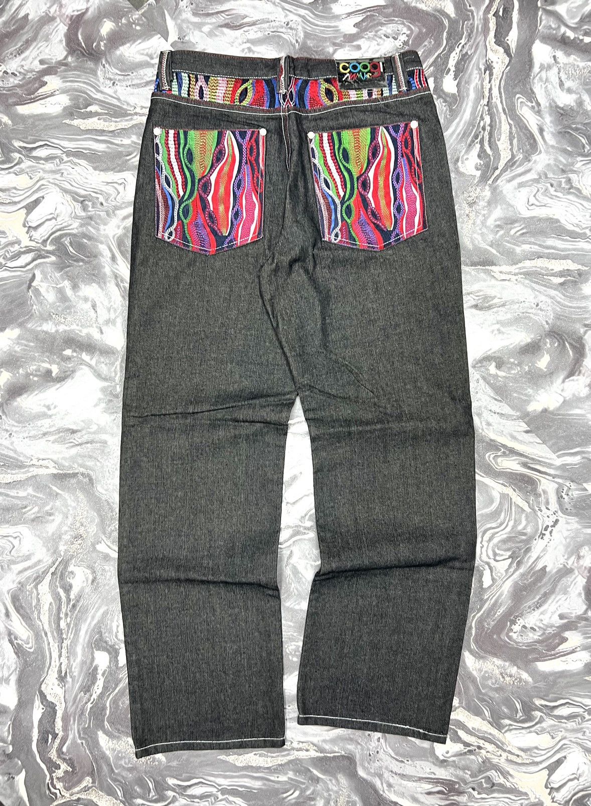 Coogi × Vintage Crazy baggy Vintage Coogi Embroidered jeans Size US 34 / EU 50 - 3 Thumbnail