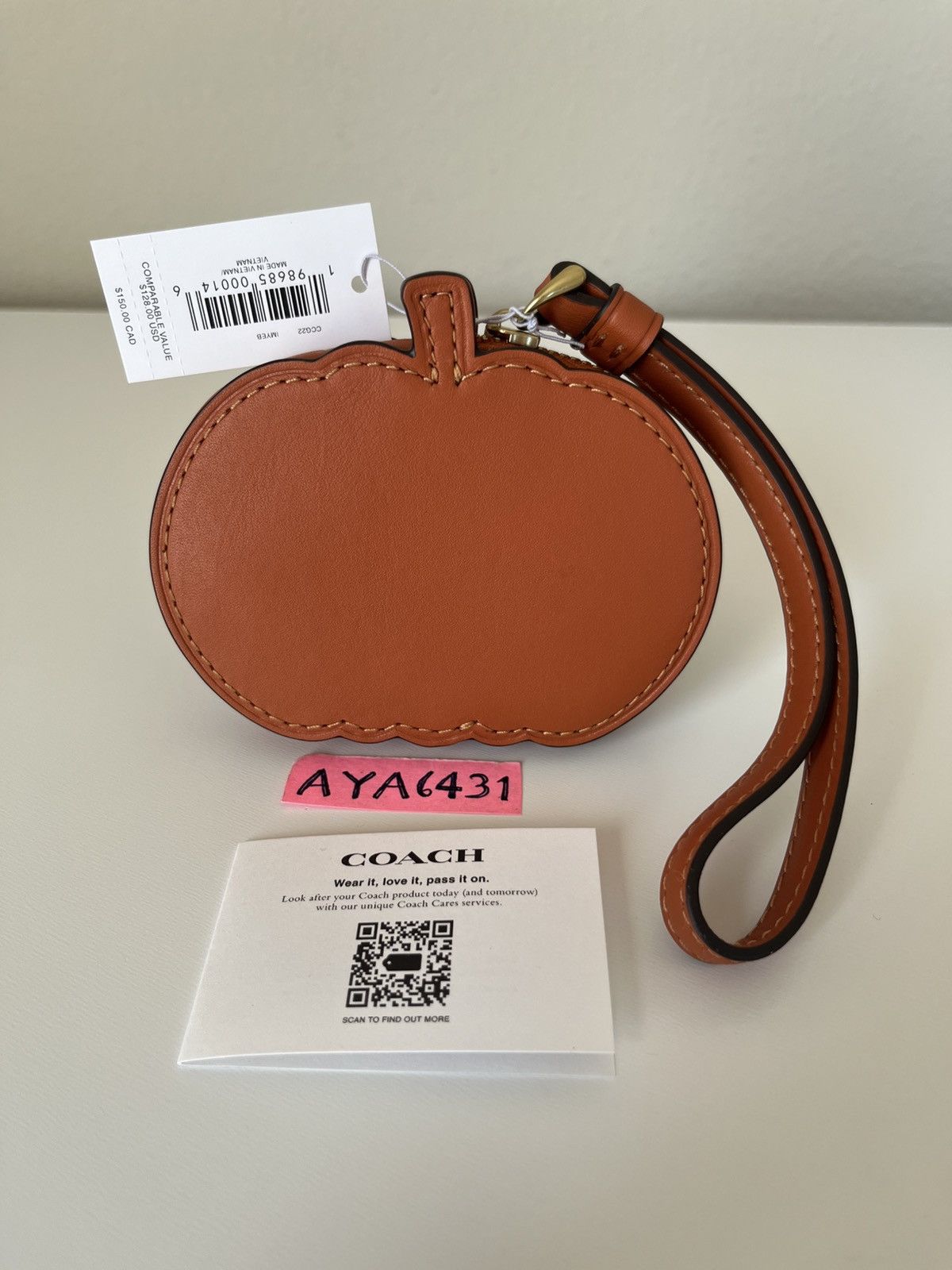 Coach Coach Pumpkin Coin Case Size ONE SIZE - 2 Thumbnail