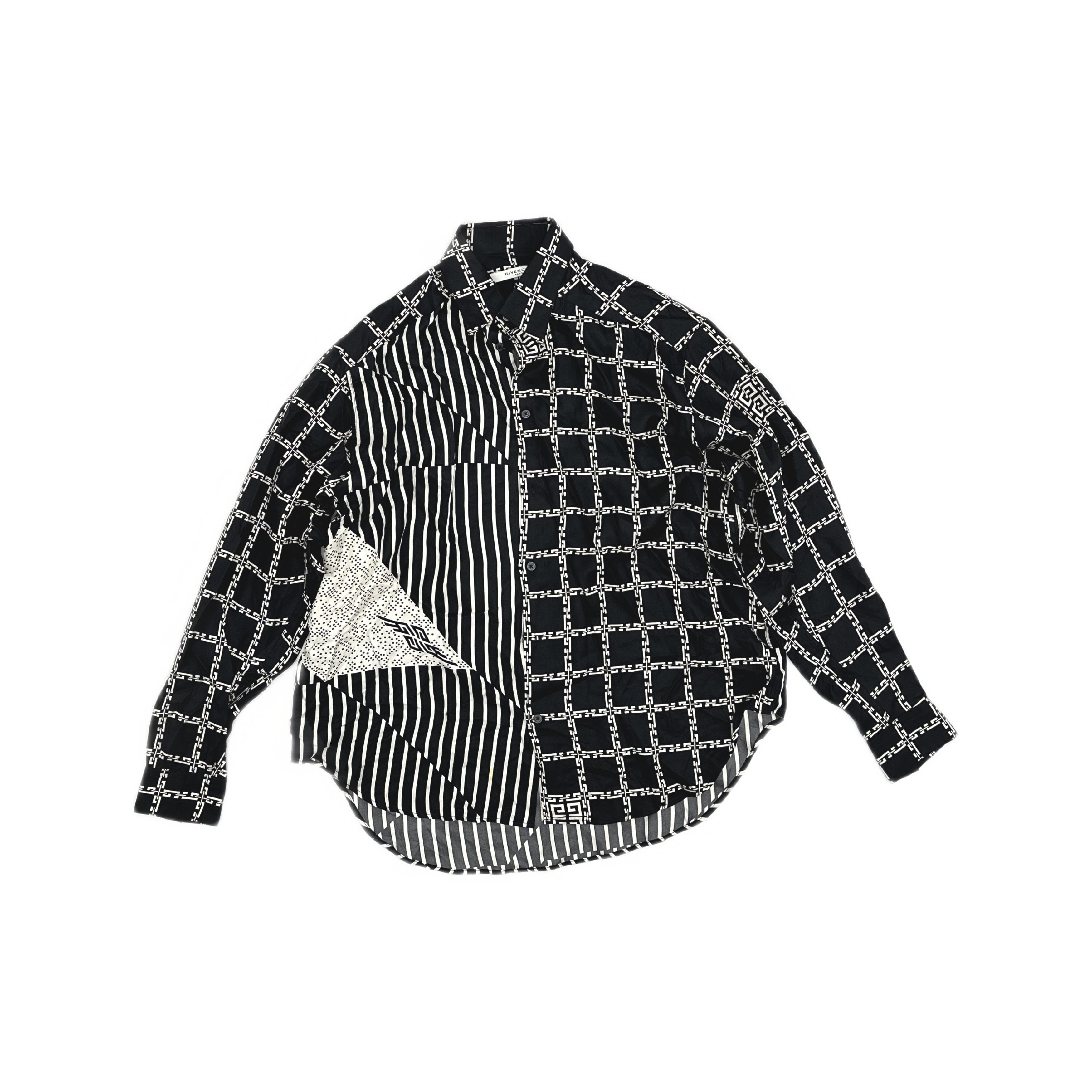 Givenchy Givenchy Mixed Print Silk Shirt Size M Size US M / EU 48-50 / 2 - 1 Thumbnail