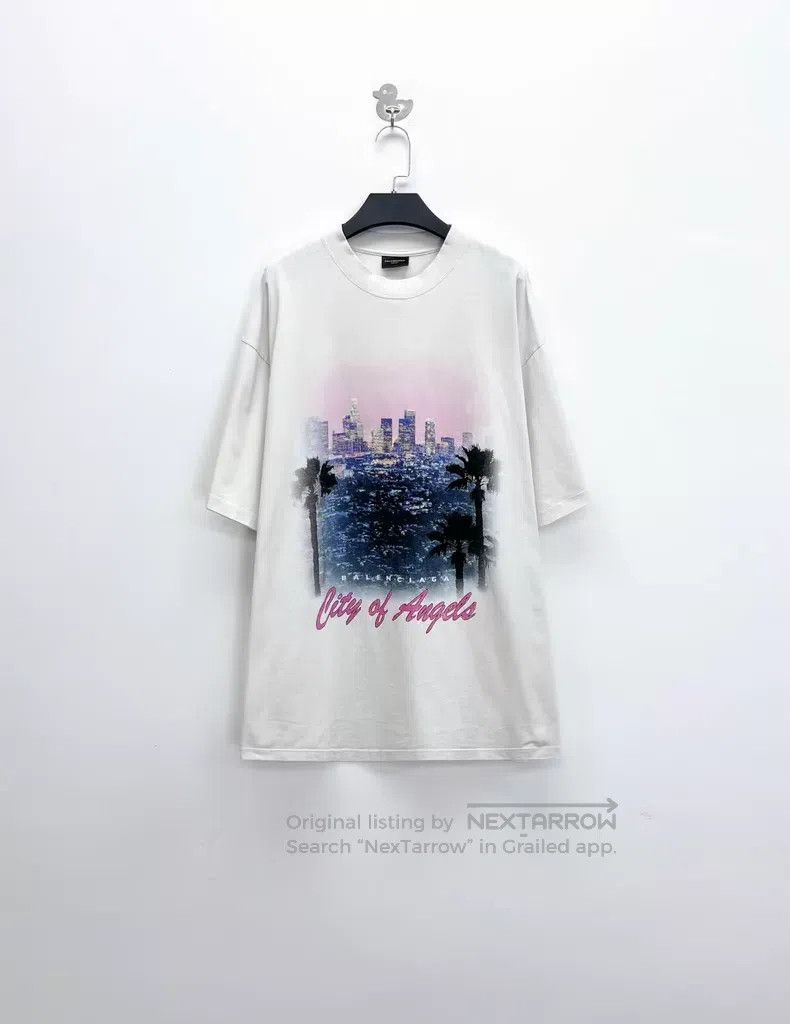 Balenciaga Balenciaga Angel City Night Scene Graffiti Cracked Letter Size US L / EU 52-54 / 3 - 1 Thumbnail