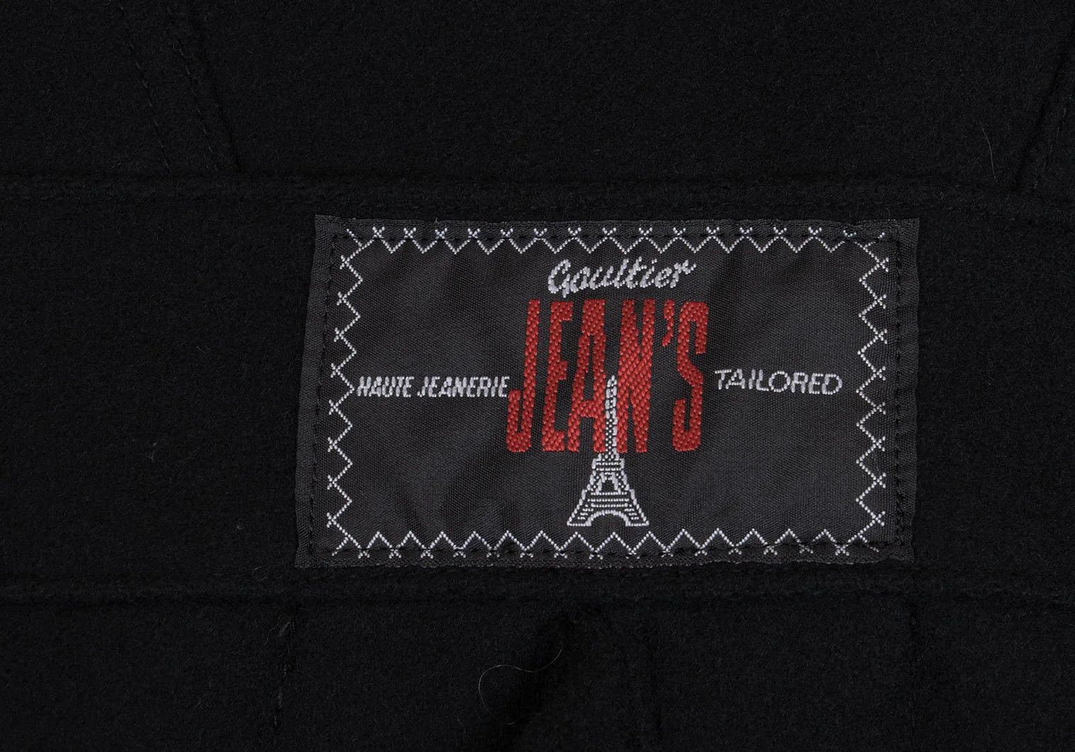 Jean Paul Gaultier Melton Wool Metal Logo Button Long Coat in Black 48 Size US M / EU 48-50 / 2 - 15 Thumbnail