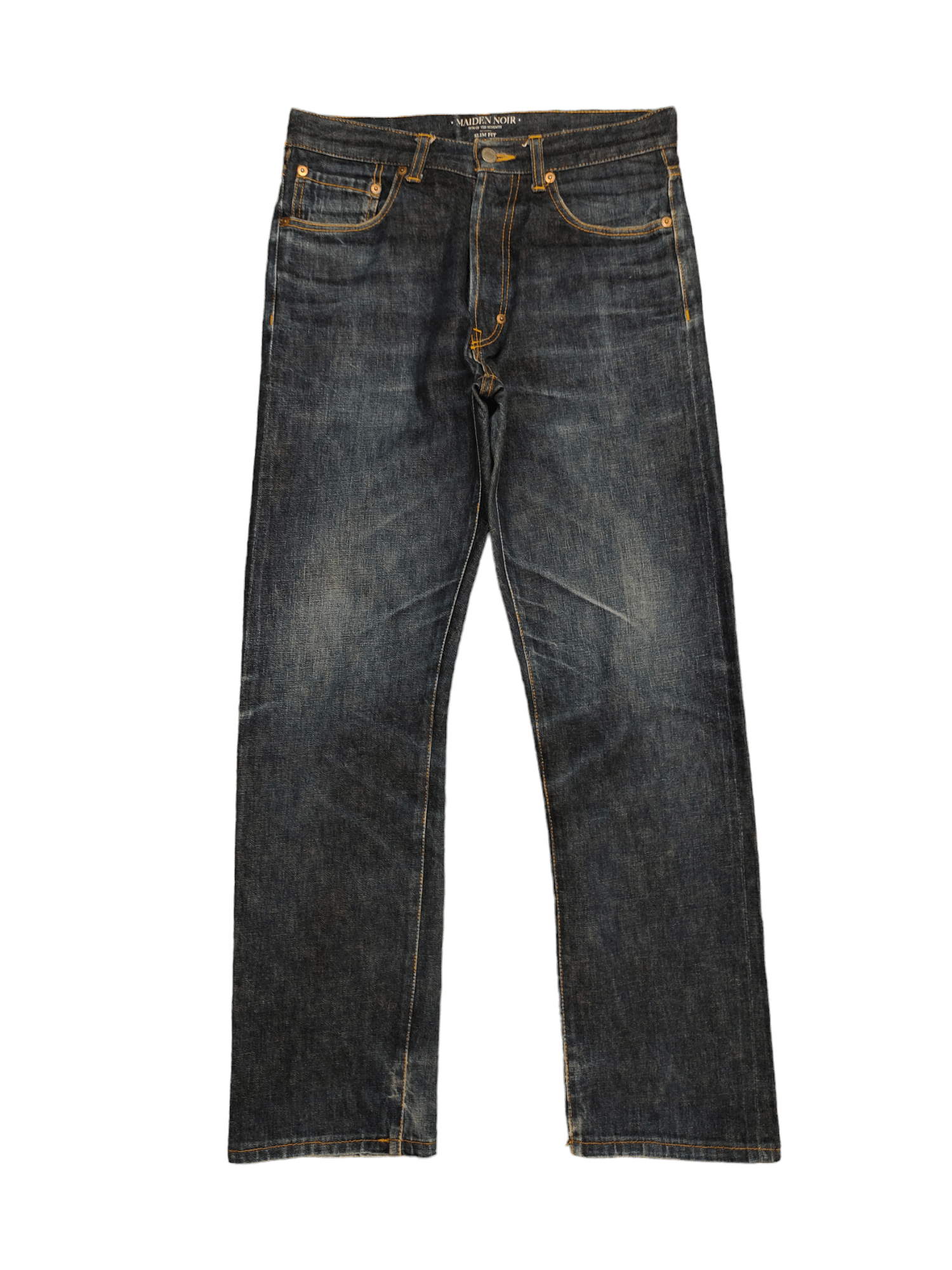 Helmut Lang Maiden Noir Japan Slim Fit Selvedge Jeans Helmut Lang Style Size US 30 / EU 46 - 1 Thumbnail
