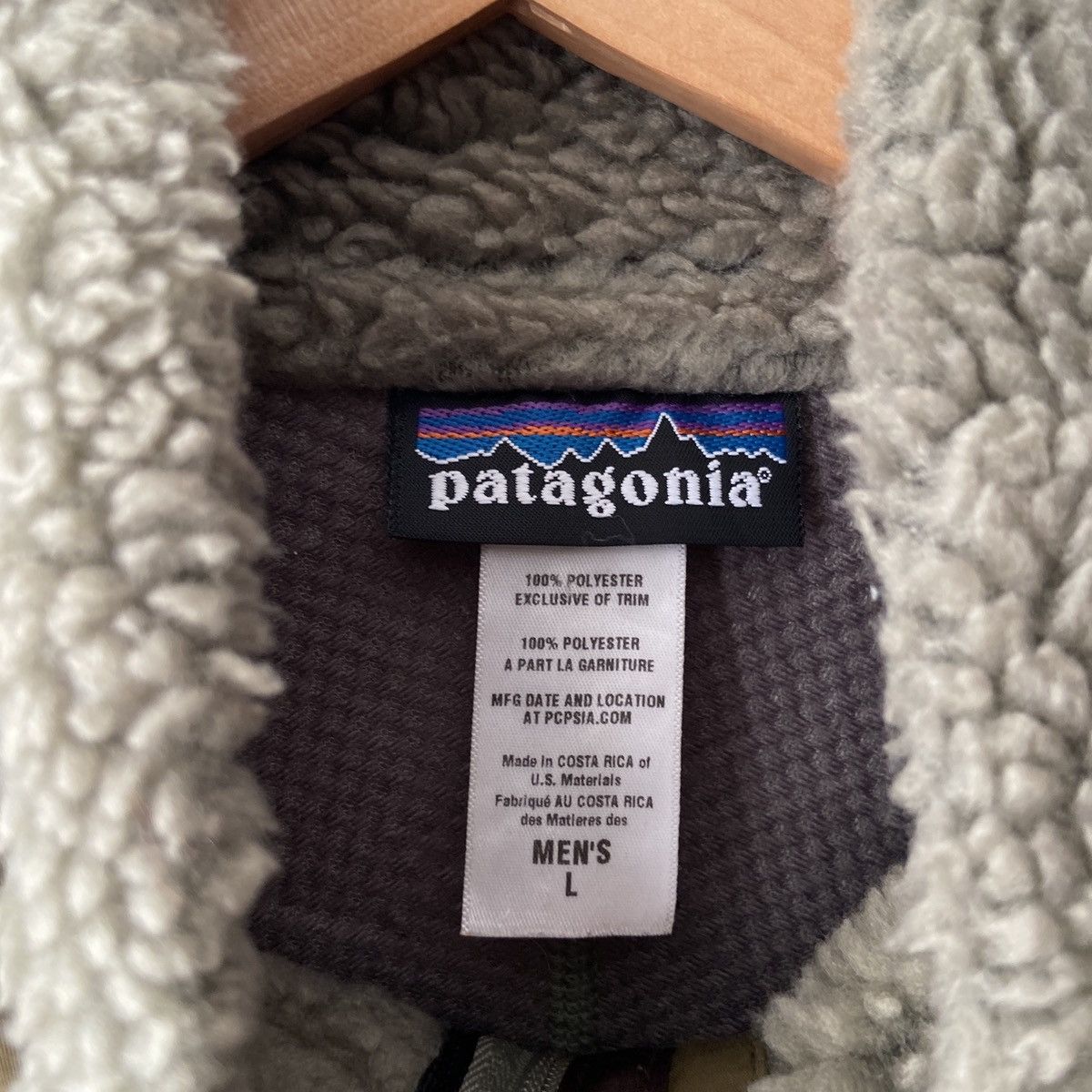 Patagonia 2004 Patagonia Retro-X Deep Pile Fleece Jacket in Moss Green Size US L / EU 52-54 / 3 - 4 Thumbnail