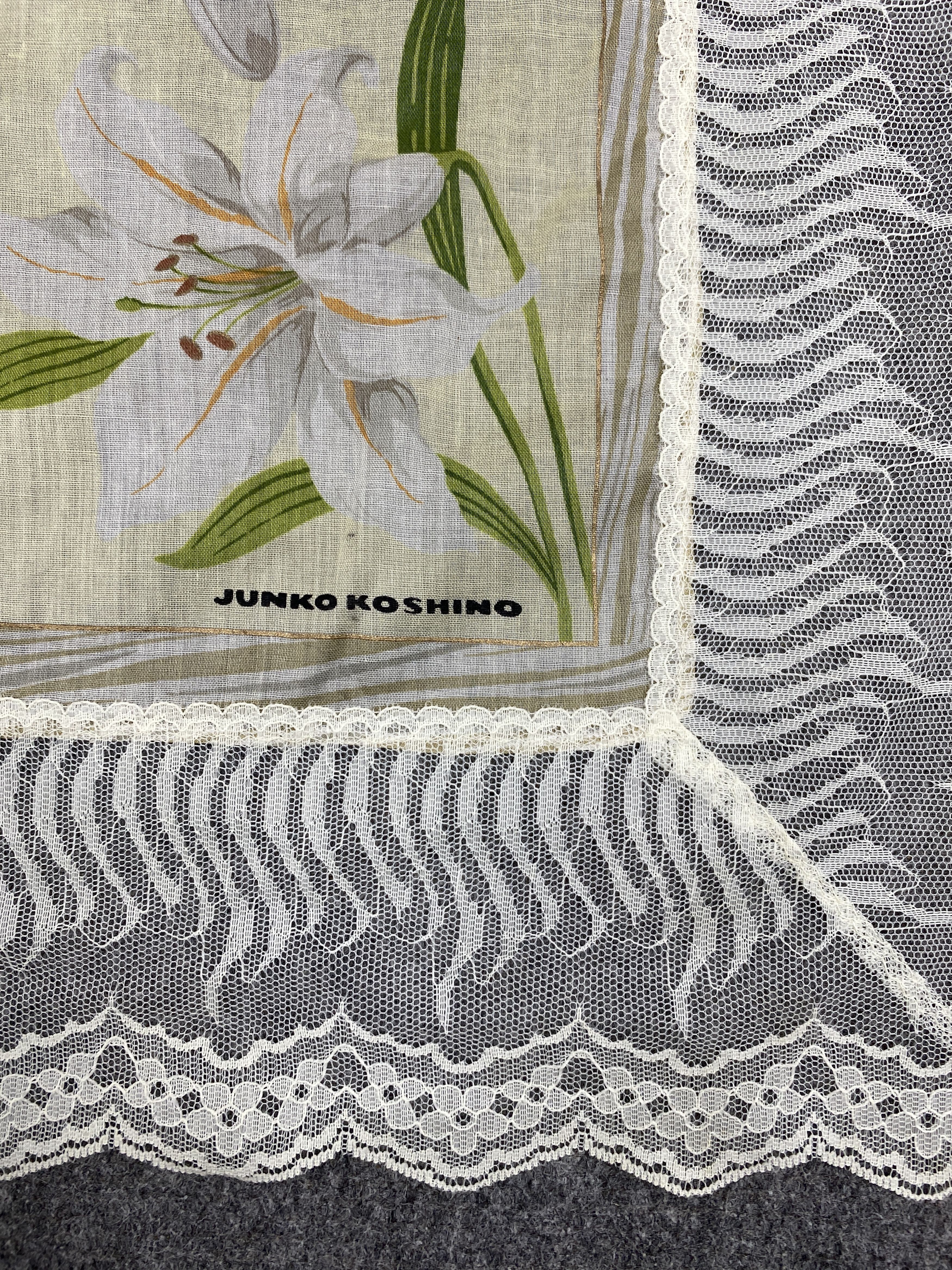 Japanese Brand Junko Koshino Handkerchief / Neckerchief HKC0644 Size ONE SIZE - 5 Thumbnail