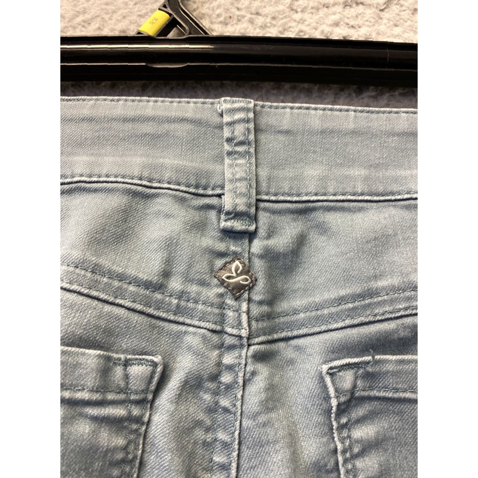 Prana VINTAGE Prana Women's Skinny Chino Pants Size 6 Low Rise Gray Casual Tapered Cotton Size 28" / US 6 / IT 42 - 7 Thumbnail