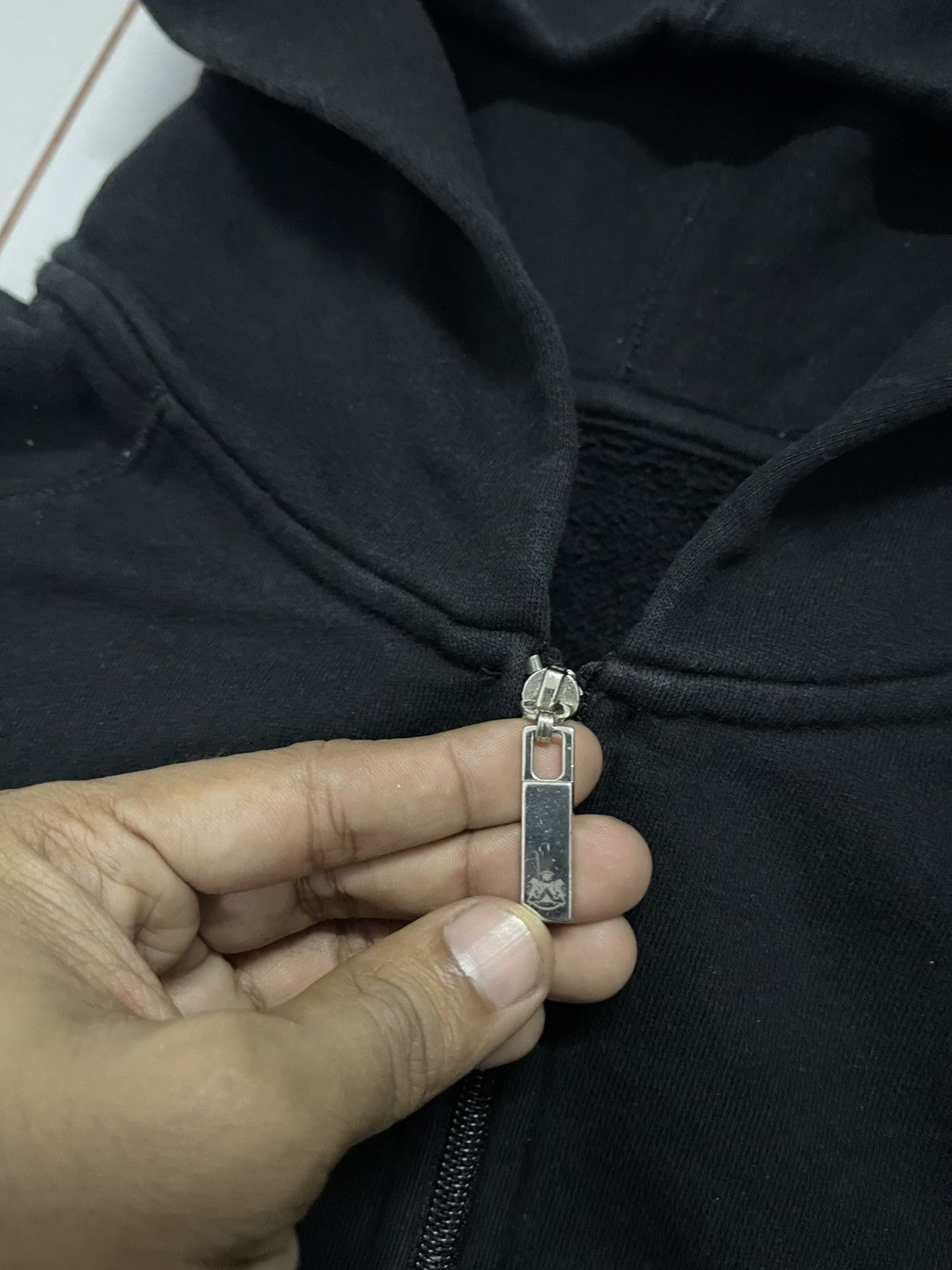 Lucien Pellat-Finet 2000s LUCIEN PELLAT FINET HOODIE ZIPPER SKULL DESIGN Size US M / EU 48-50 / 2 - 8 Thumbnail