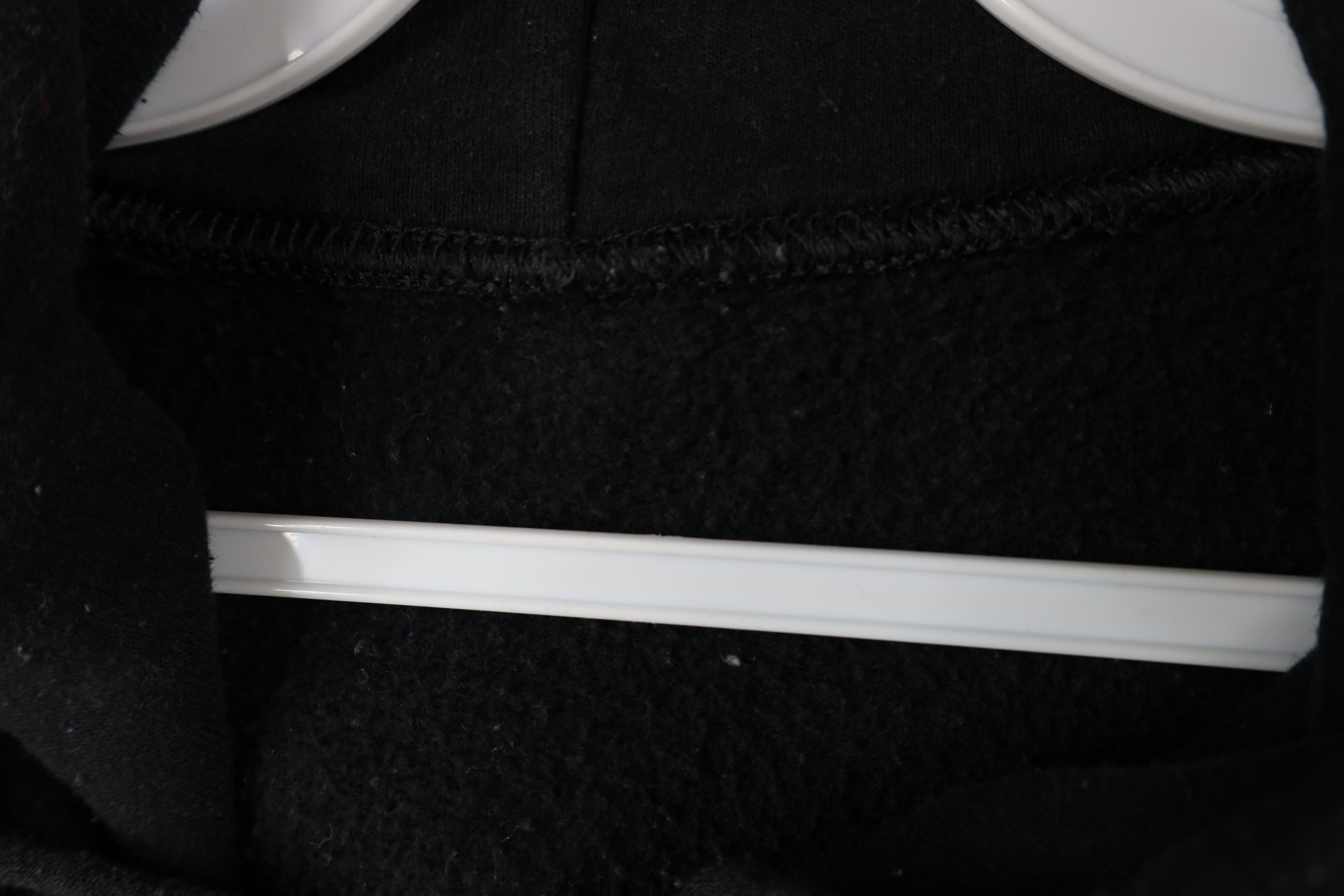 Vintage Vintage 90s Streetwear Blank Hoodie Sweatshirt Black Size US XL / EU 56 / 4 - 7 Thumbnail