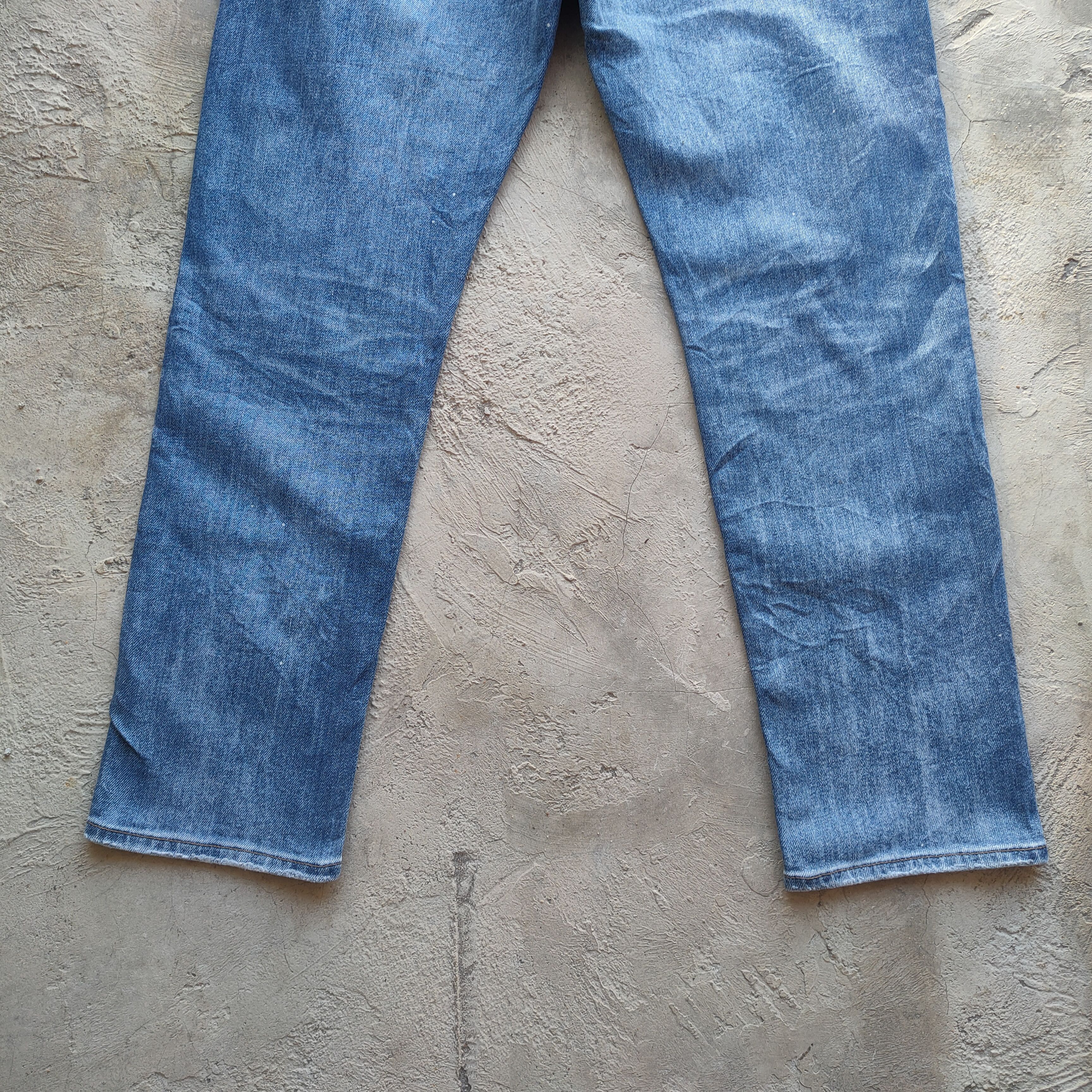 Japanese Brand W35 VINTAGE JAPANESE DISTRESSED FADED JEANS PANTS Size US 35 - 10 Thumbnail