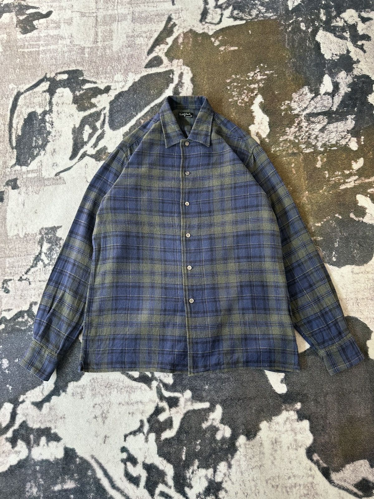 Margaret Howell SS08 Margaret Howell flannel plaid shirt | Grailed