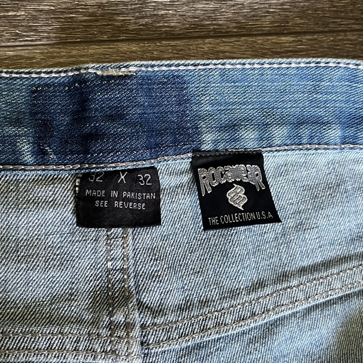 Rocawear Vintage 2000s Rocawear Baggy Skater Washed Denim Jeans 32x32 Size US 32 / EU 48 - 10 Thumbnail
