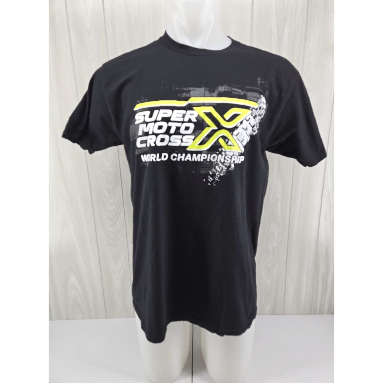 Vintage Monster Jam Super Moto Cross T-Shirt Black Size LARGE Size US L / EU 52-54 / 3 - 2 Thumbnail