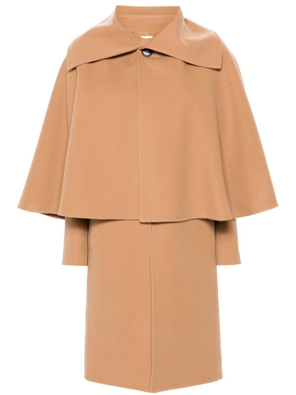 Chloe o1loc1c11025 Cape Coat in Beige Size S / US 4 / IT 40 - 1 Thumbnail