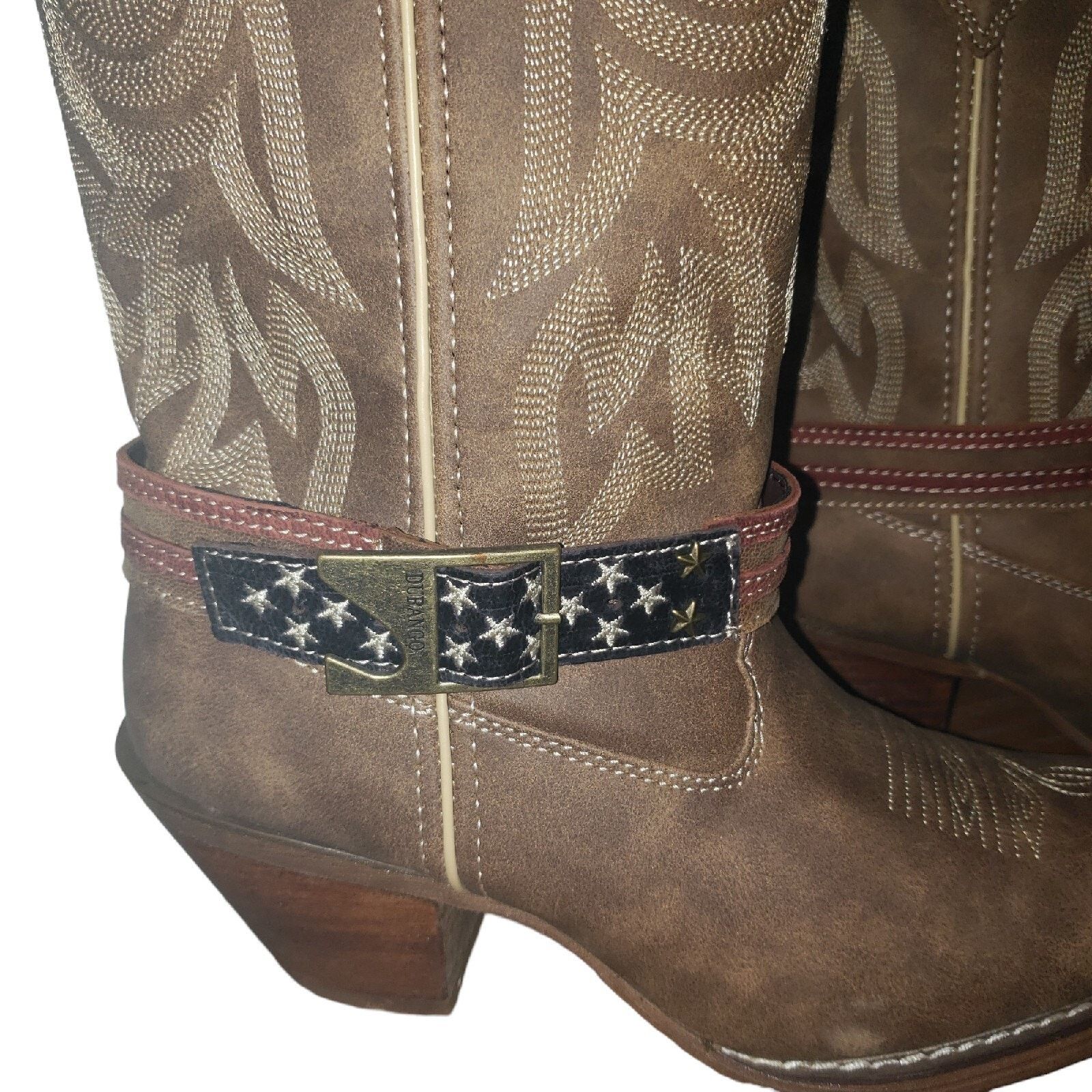 Durango Durango American Flag Womens Western Cowboy Boots Sz 8.5 Size US 8.5 / IT 38.5 - 3 Thumbnail