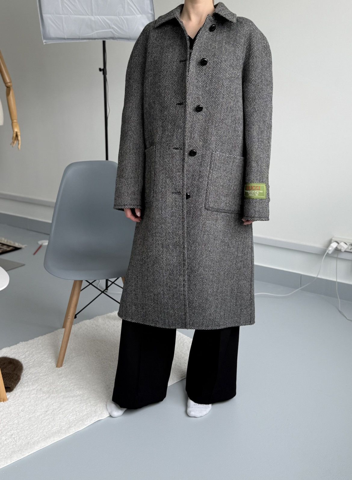 Gucci RRP $5500 NWT Gucci GG Reversible Wool Coat Monogram Size S / US 4 / IT 40 - 10 Thumbnail