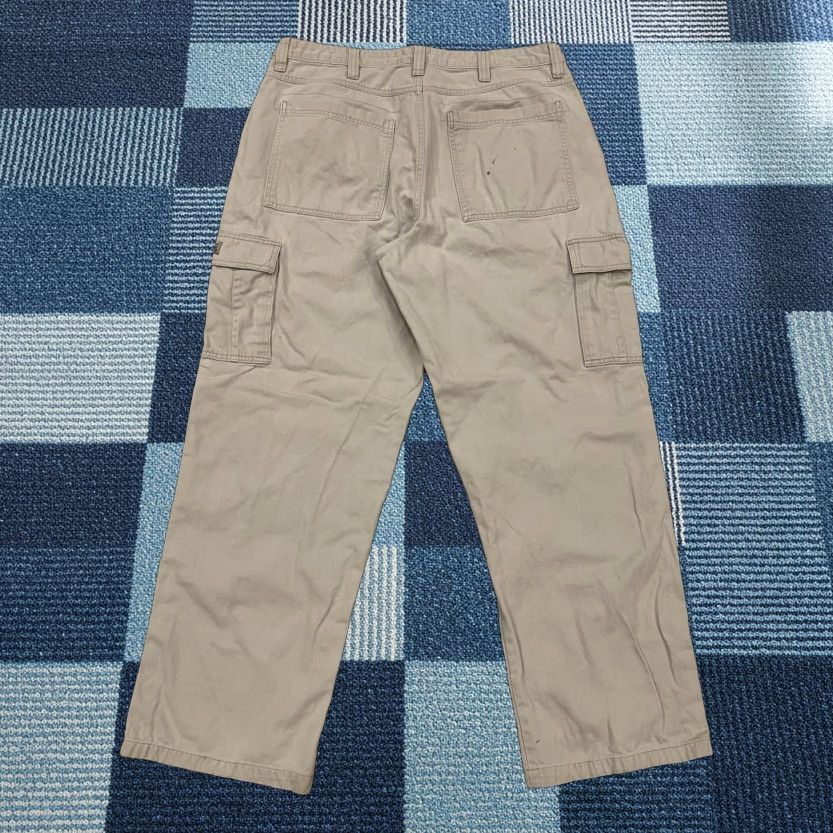 Wrangler WRANGLER Mens Cargo Pants Beige Twill Canvas Carpenter 5-Pocket Relaxed Cargo Pants 36X32 Mens Regular 36 Beige Stone Casual Workwear Size US 36 / EU 52 - 1 Thumbnail