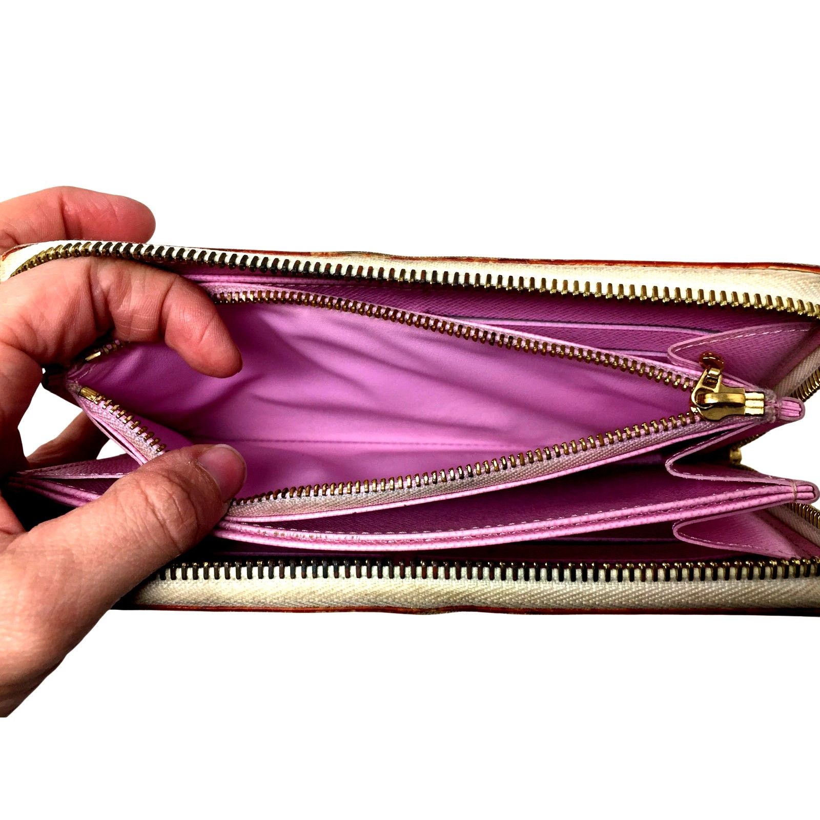 Louis Vuitton Murakami Monogram International Wallet White