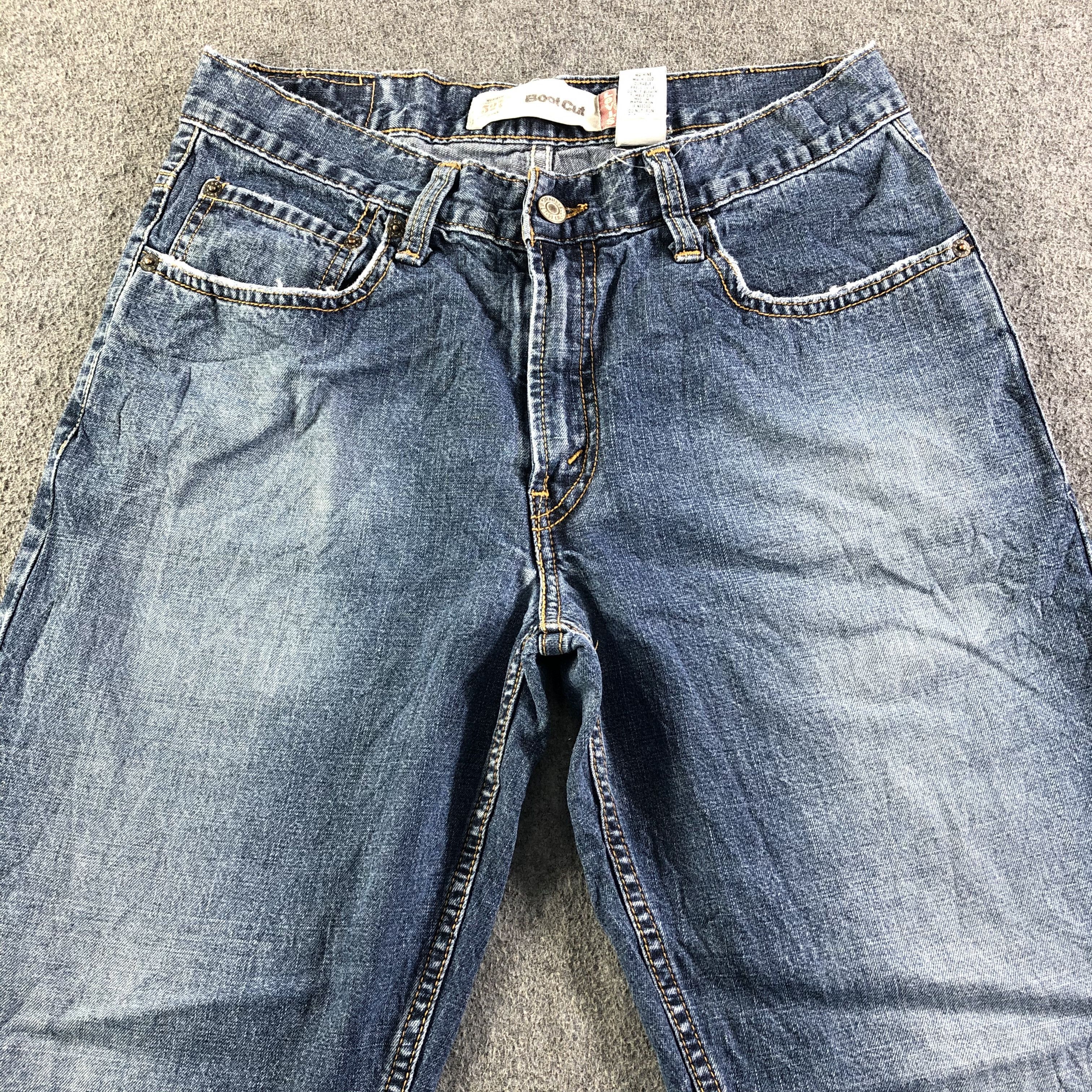 Levi's Vintage Blue Wash Levis 527 Jeans-J4128 Size 30" / US 8 / IT 44 - 3 Thumbnail