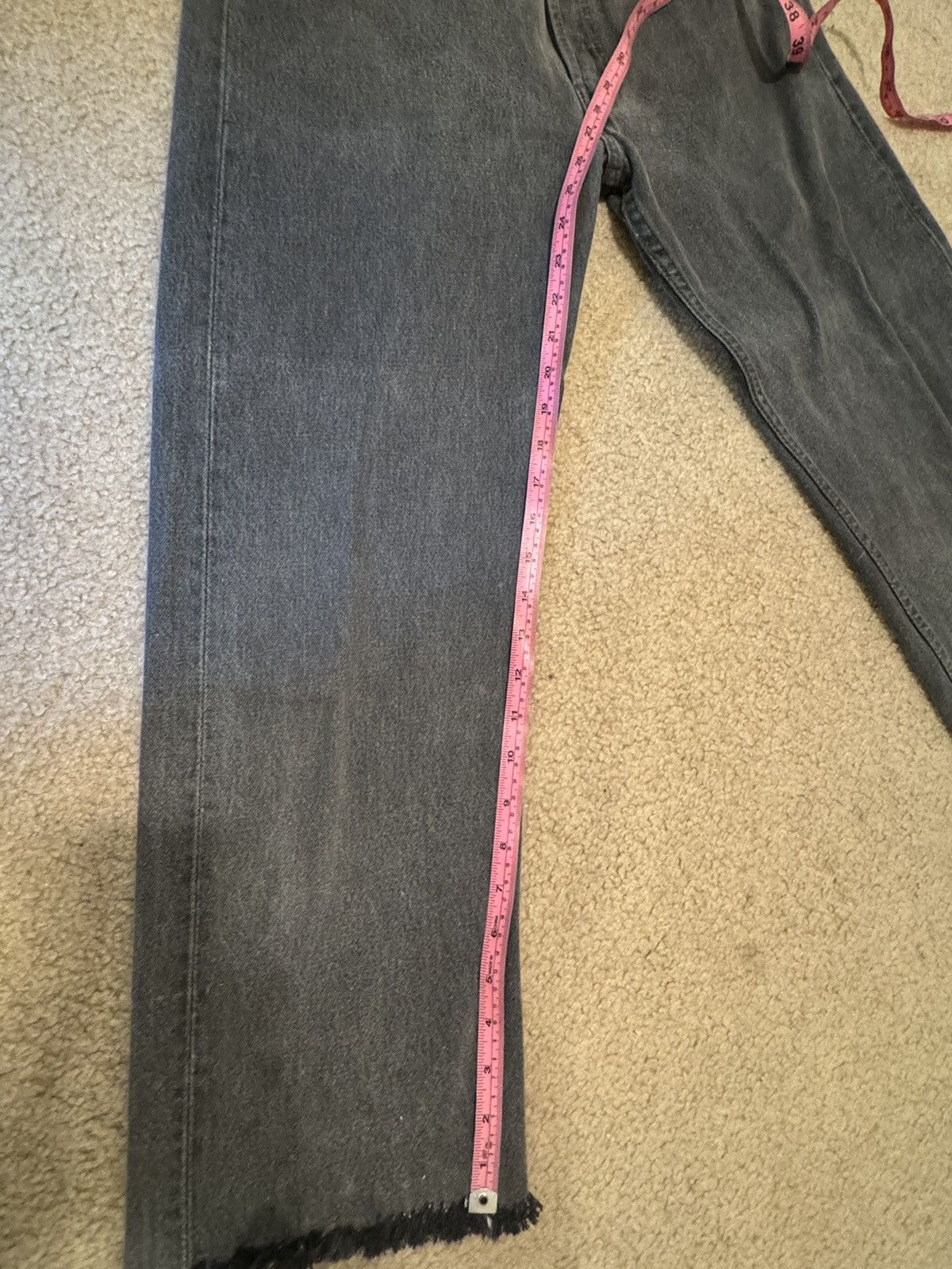 Levi's Vintage black Levi jeans with raw hem Size US 31 - 7 Thumbnail