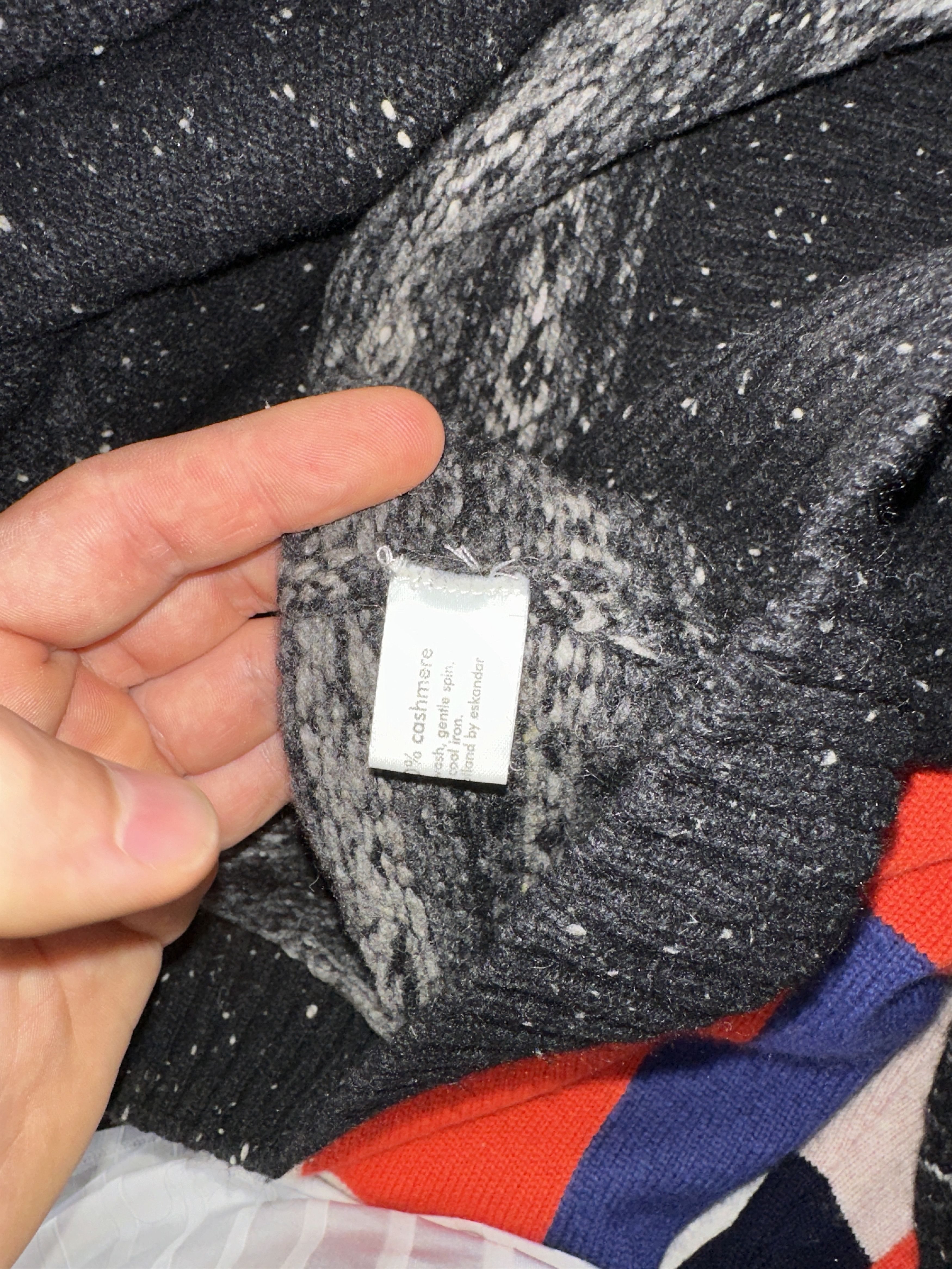 eskandar Eskandar O/S Cashmere Chunky Knit Pullover Os Oversize Fit Size ONE SIZE - 11 Thumbnail