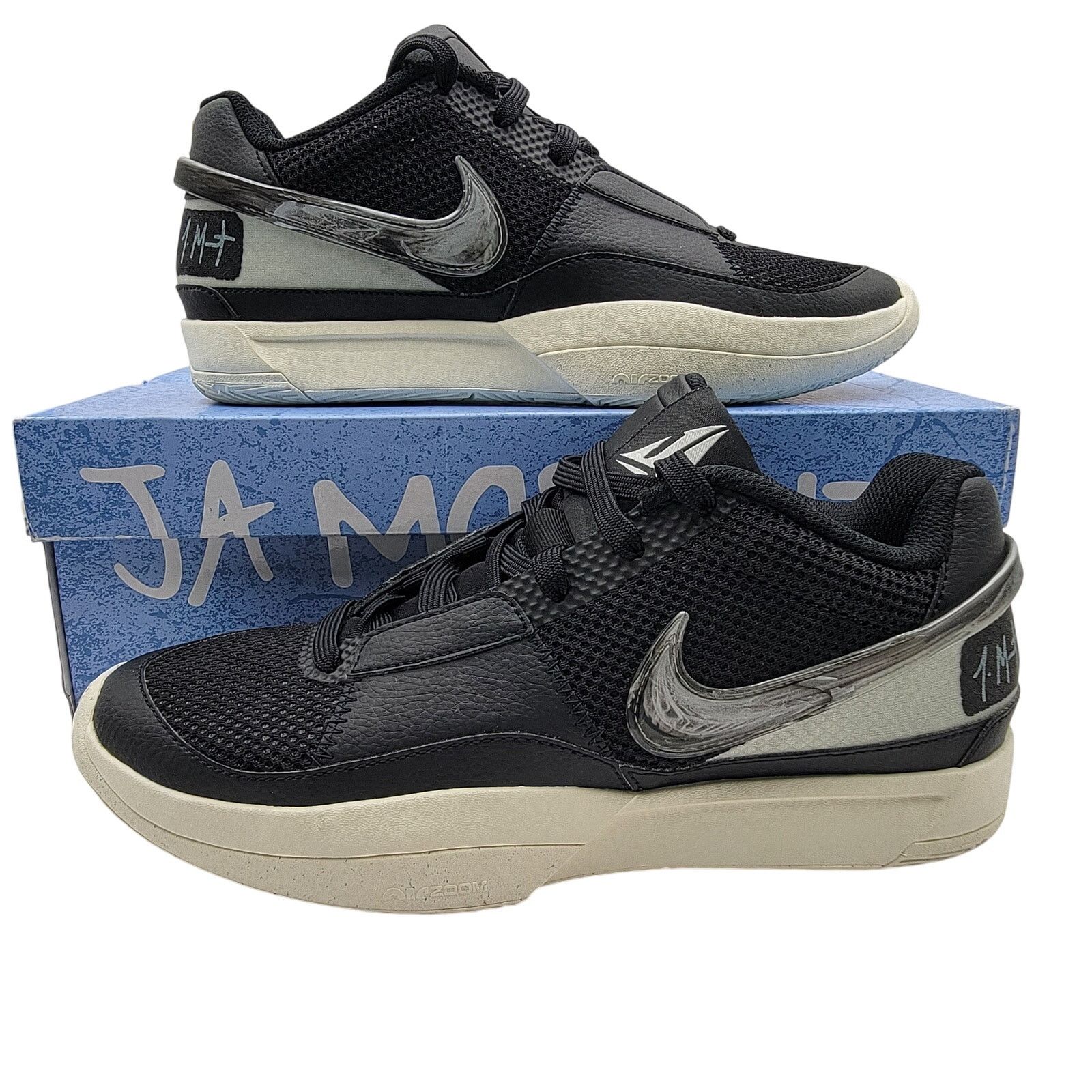 Nike Nike Ja 1 'Ain't Ducking No Smoke' Black - Men's Size 8.5 Size US 8.5 / EU 41-42 - 1 Thumbnail
