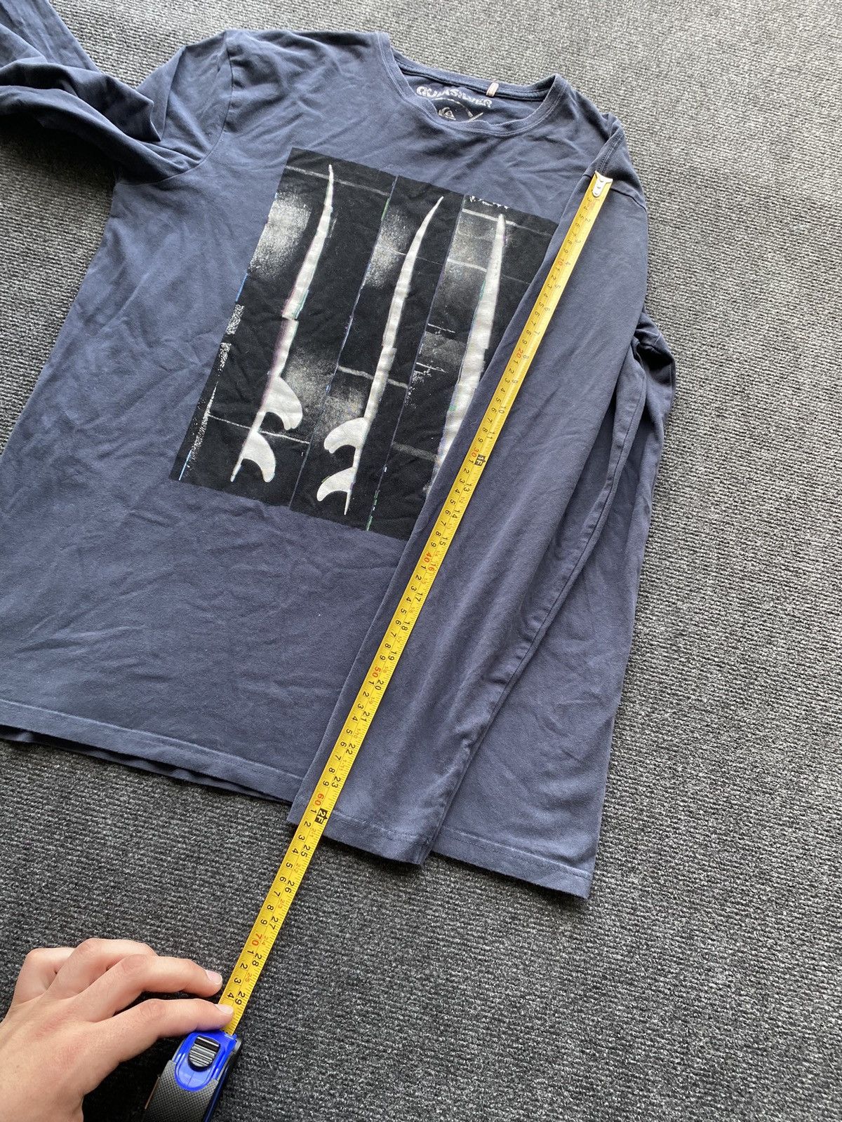 Quiksilver 🔥Quiksilver Long Sleeve Surf Boards logo Tee Size US M / EU 48-50 / 2 - 5 Thumbnail