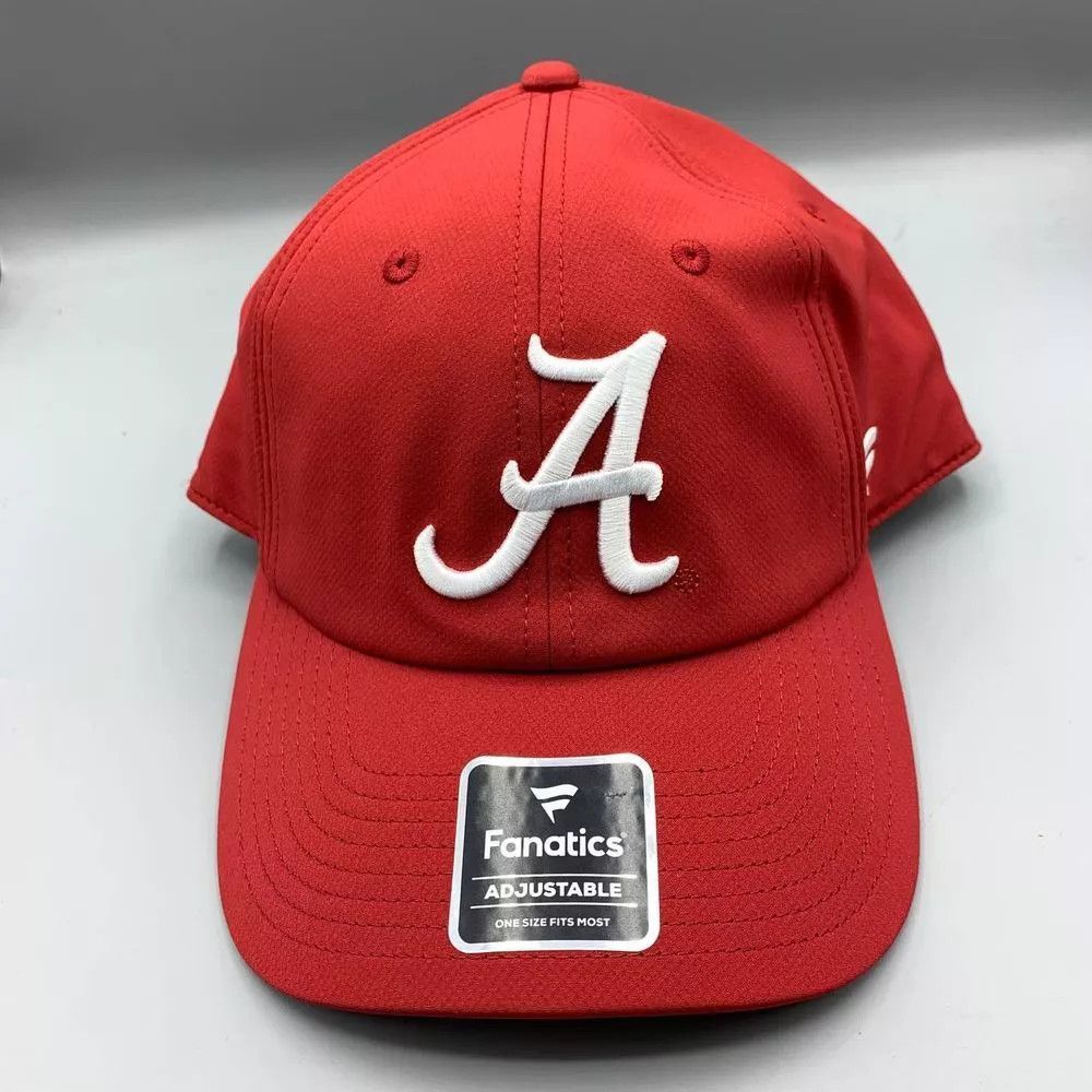 Other Alabama Crimson Tide Hat Men Red Fanatics Strap Back Cap Size ONE SIZE - 1 Thumbnail