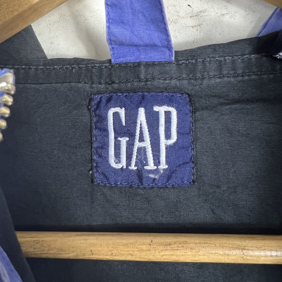 Gap 💥 90s Gap Half Zipper Anorak Light Khakis Jacket Size US S / EU 44-46 / 1 - 9 Thumbnail