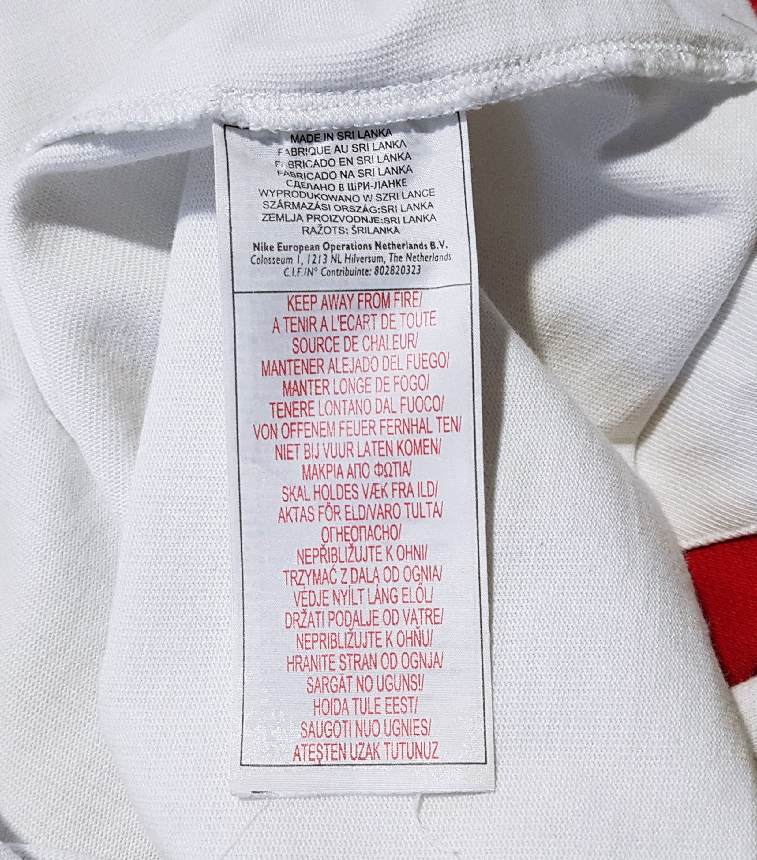 Nike Nike England Rugby Shirt World Cup 2003 Jersey Long Sleeve Size US XL / EU 56 / 4 - 15 Thumbnail