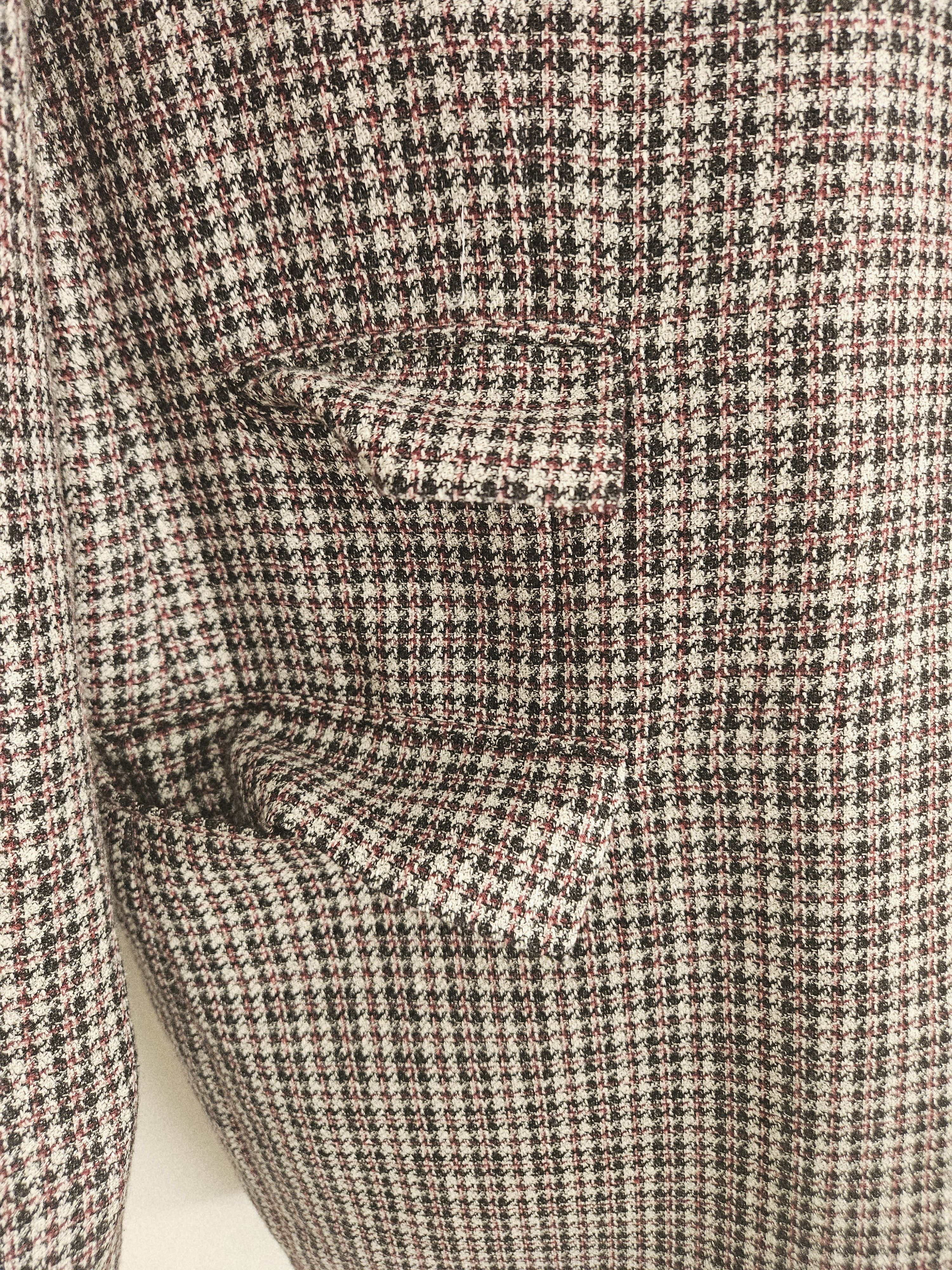 Kiton Kiton Napoli Cashmere Houndstooth Sport Coat Made in Italy Size 46L - 5 Thumbnail