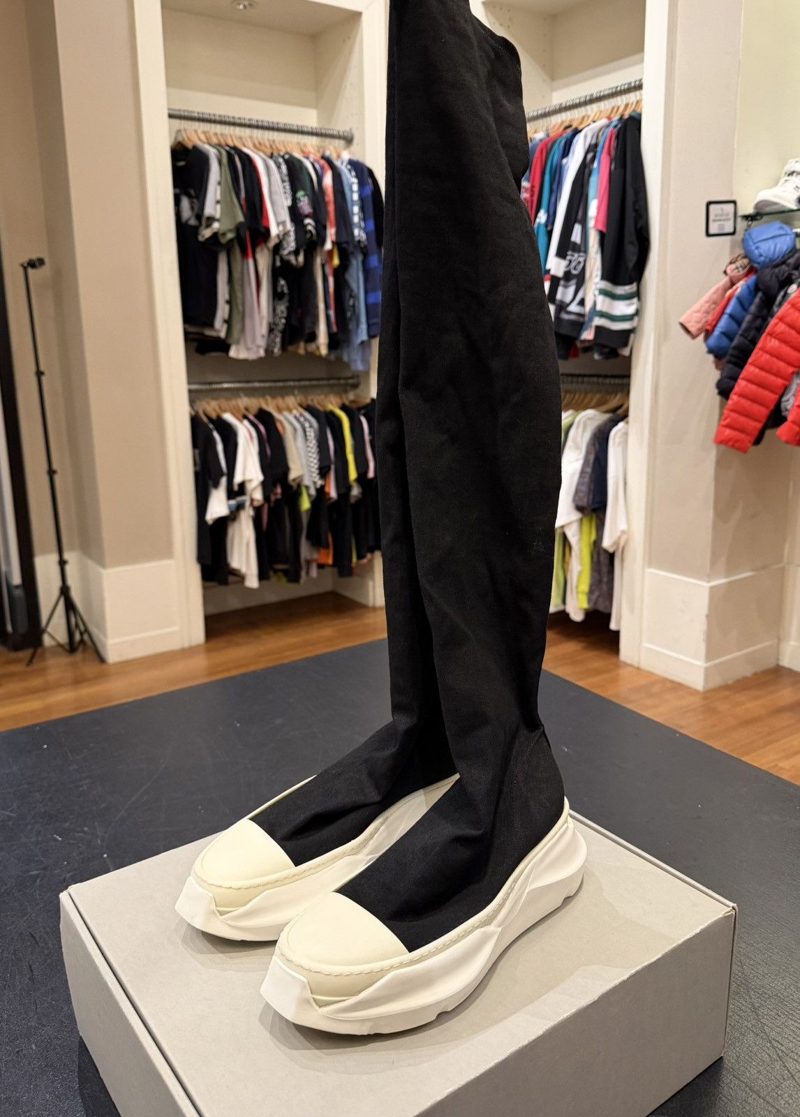 Rick Owens Drkshdw Rick Owens DRKSHDW Abstract Stocking Sneaker Boot Size US 6.5 / IT 36.5 - 1 Thumbnail